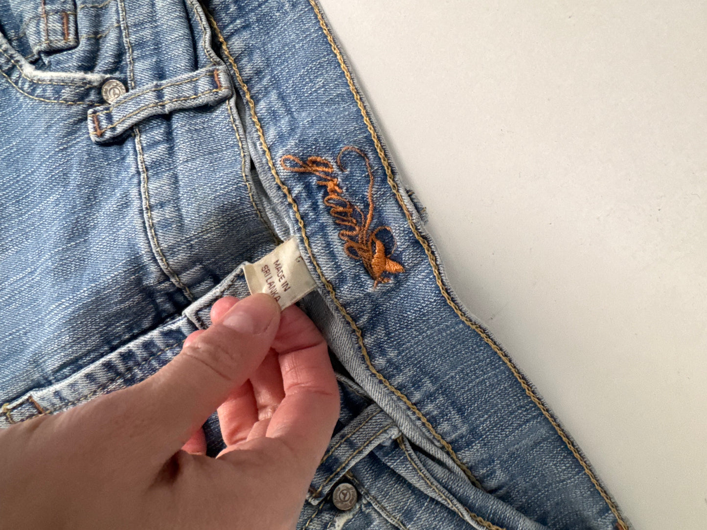 Lågmidjade jeans stl: XS/S