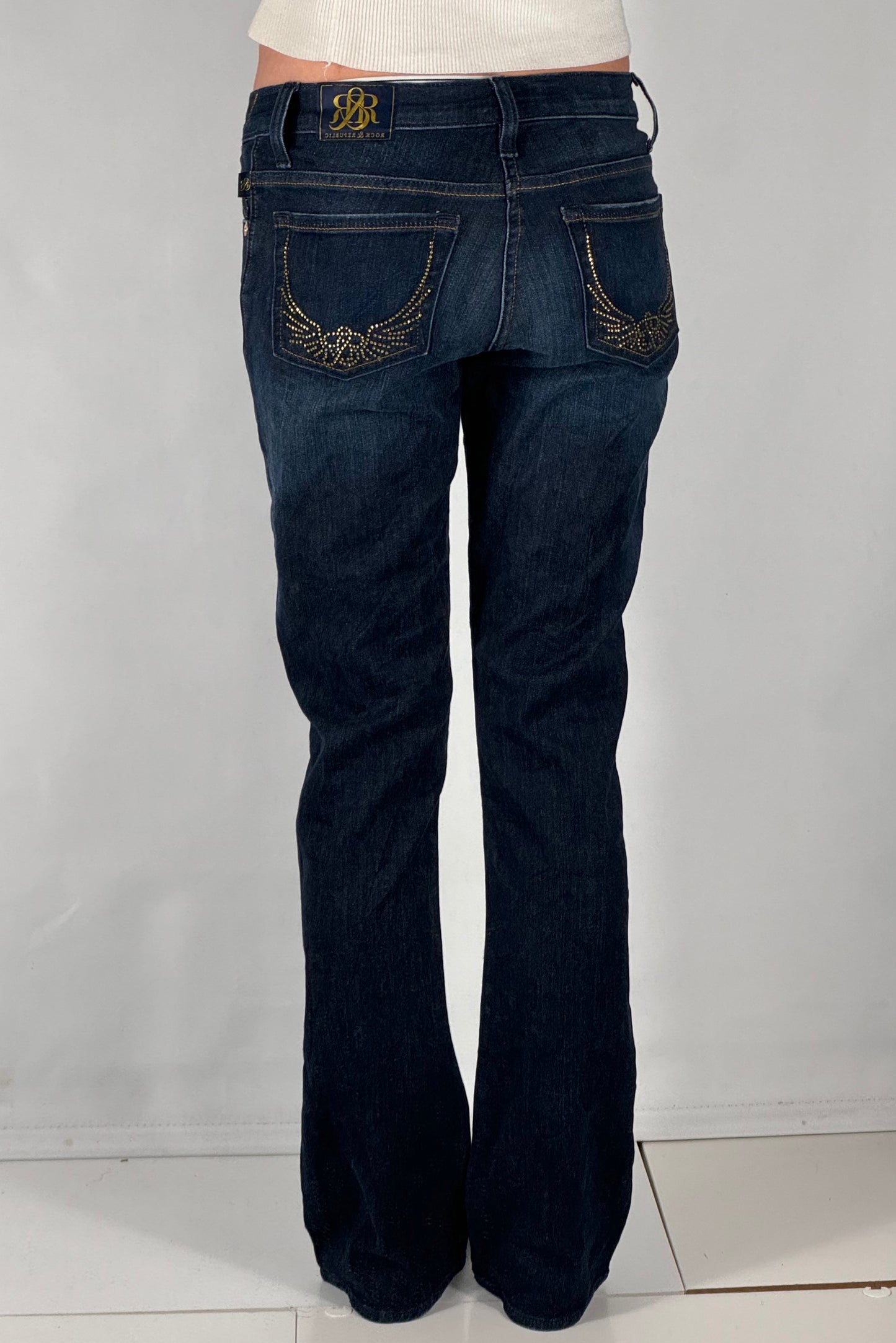 Lavtaljede jeans str: XS