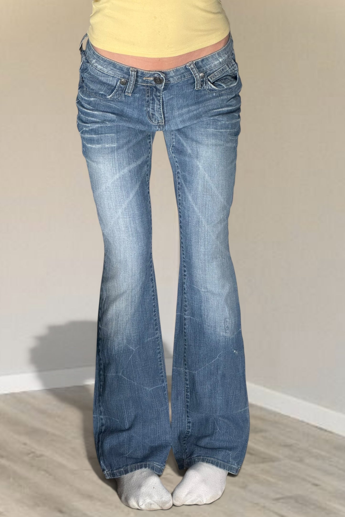 Lågmidjade jeans stl: S