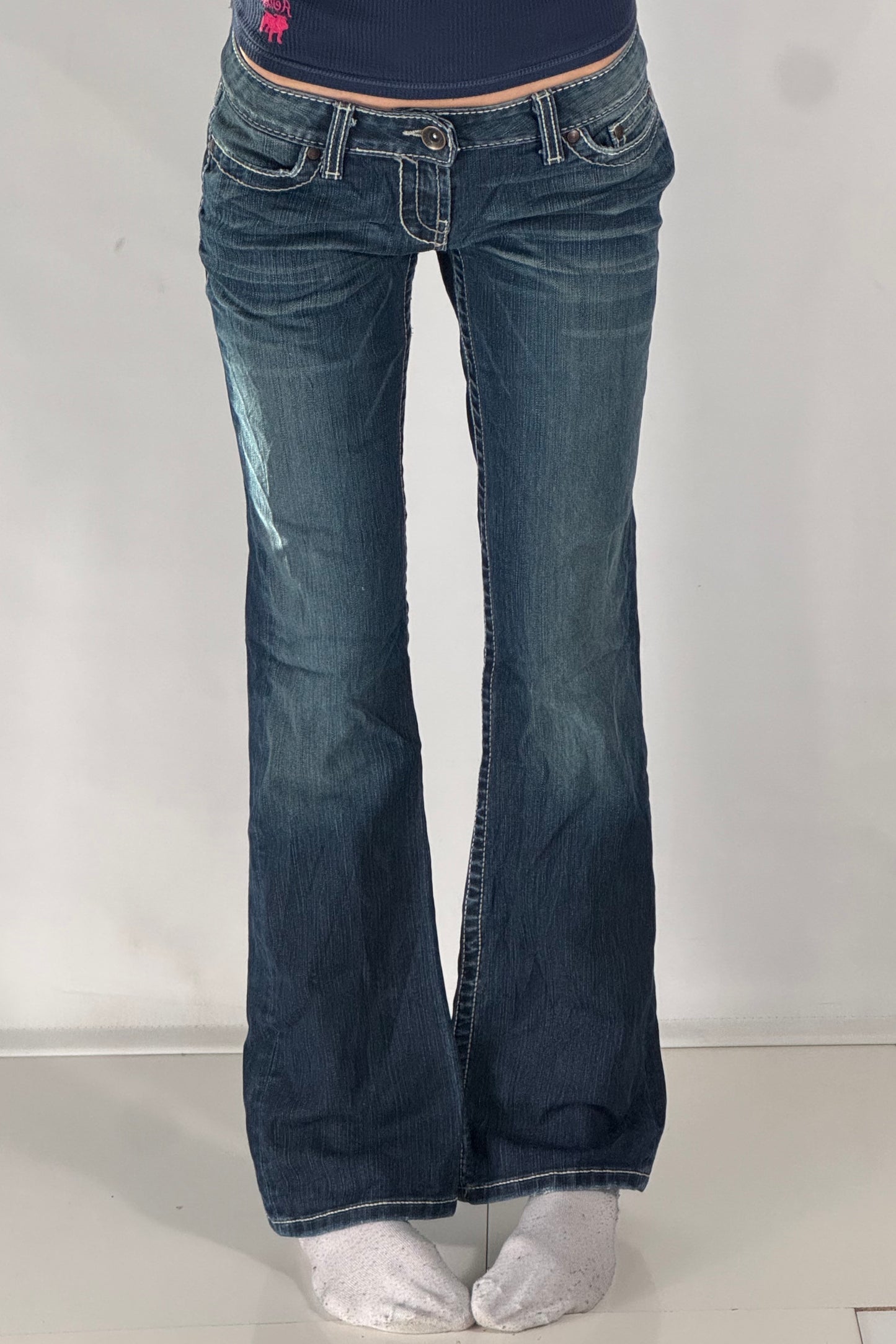 Lågmidjade jeans stl: XS