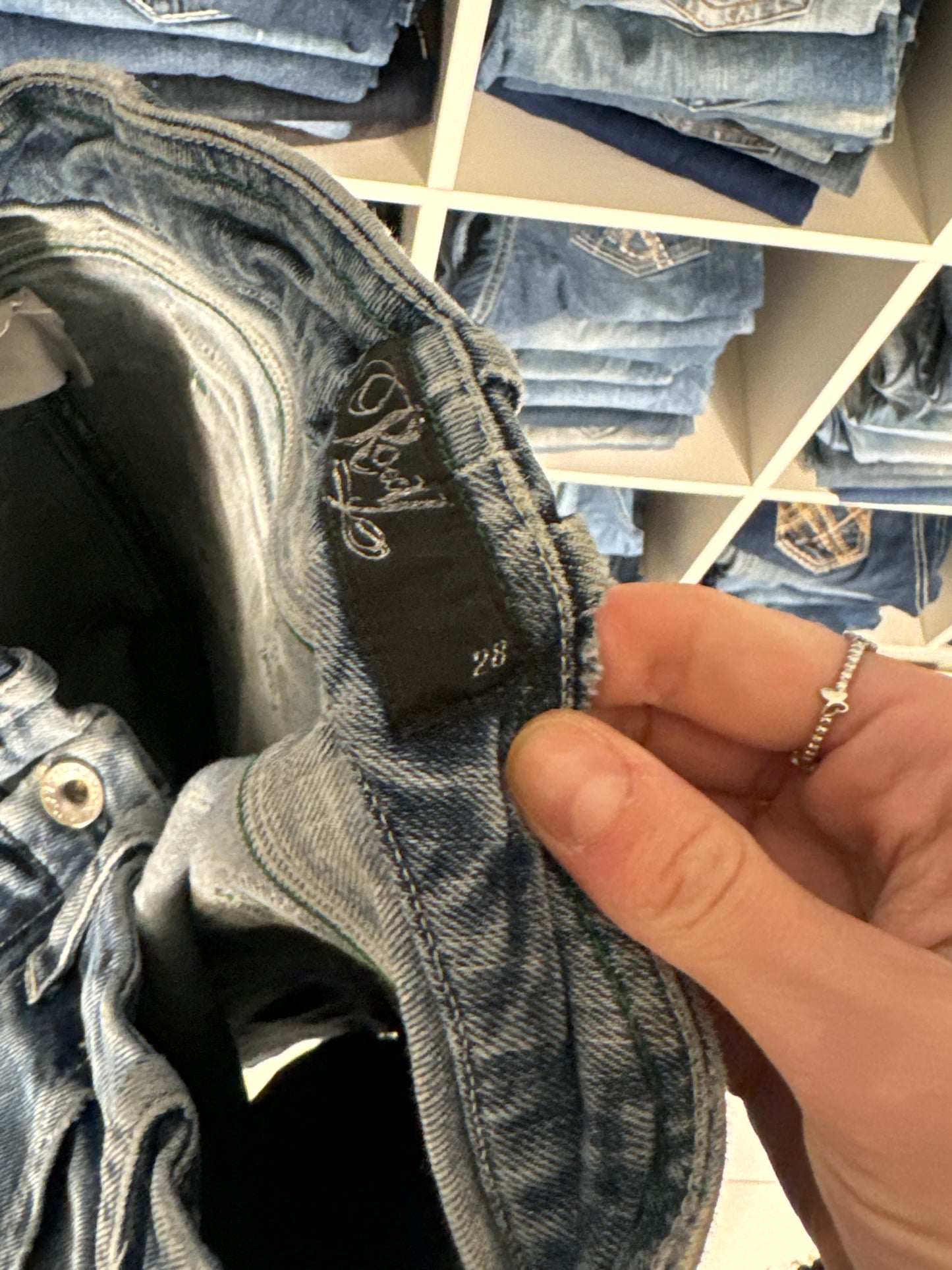 Lågmidjade jeans stl: XS