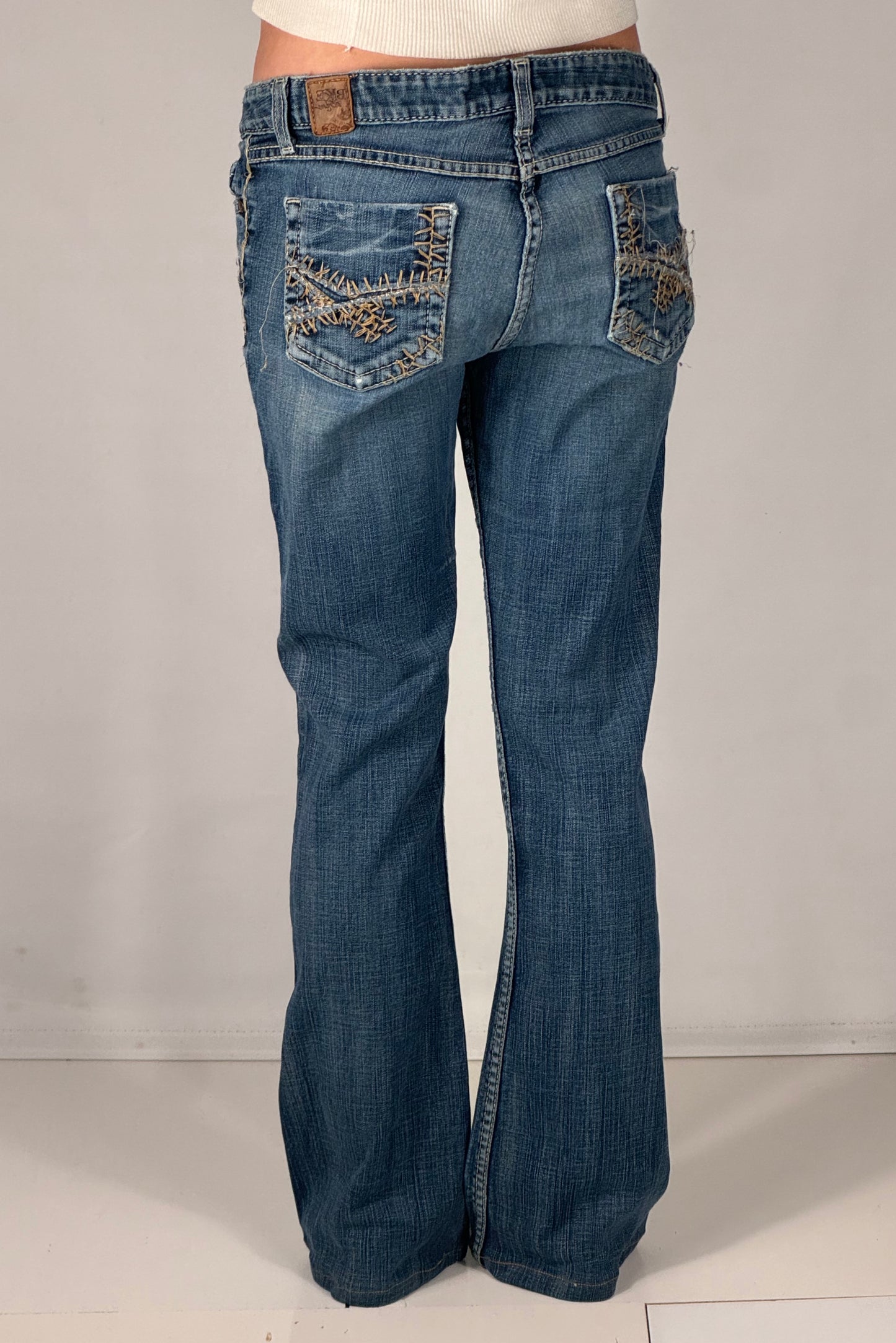 Lågmidjade jeans stl: S/M