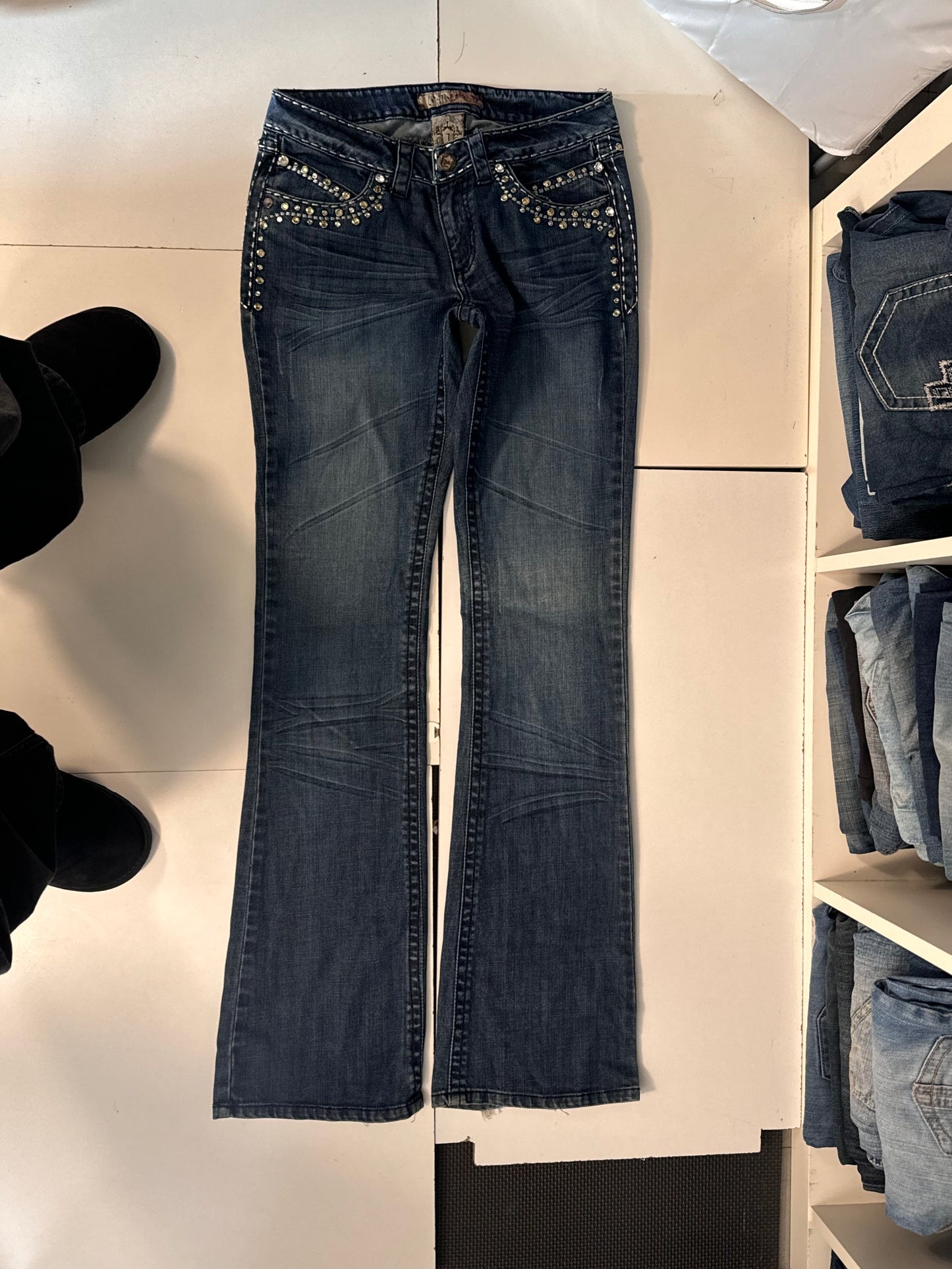 Lågmidjade jeans stl: XS