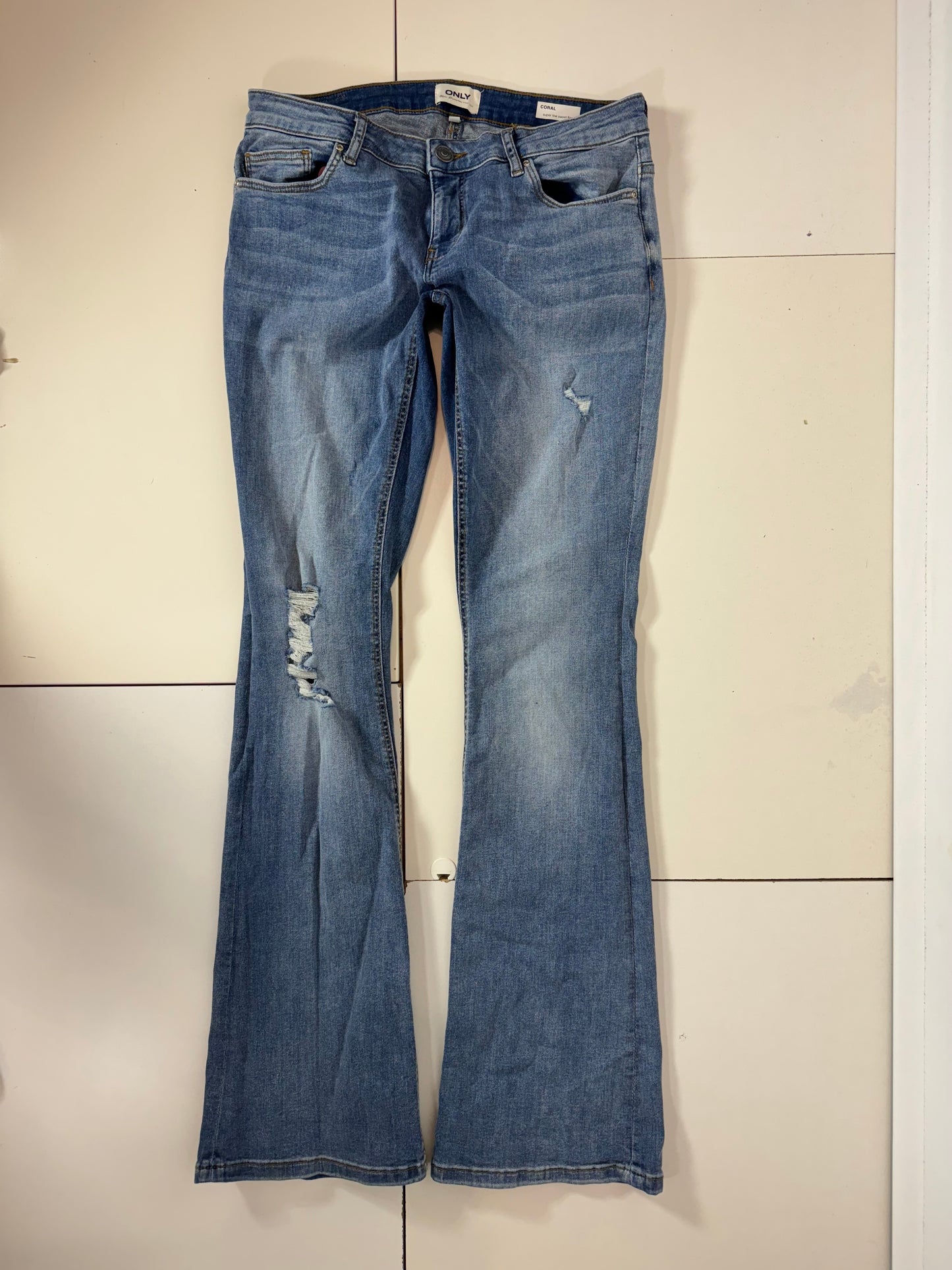 Lågmidjade jeans stl: S