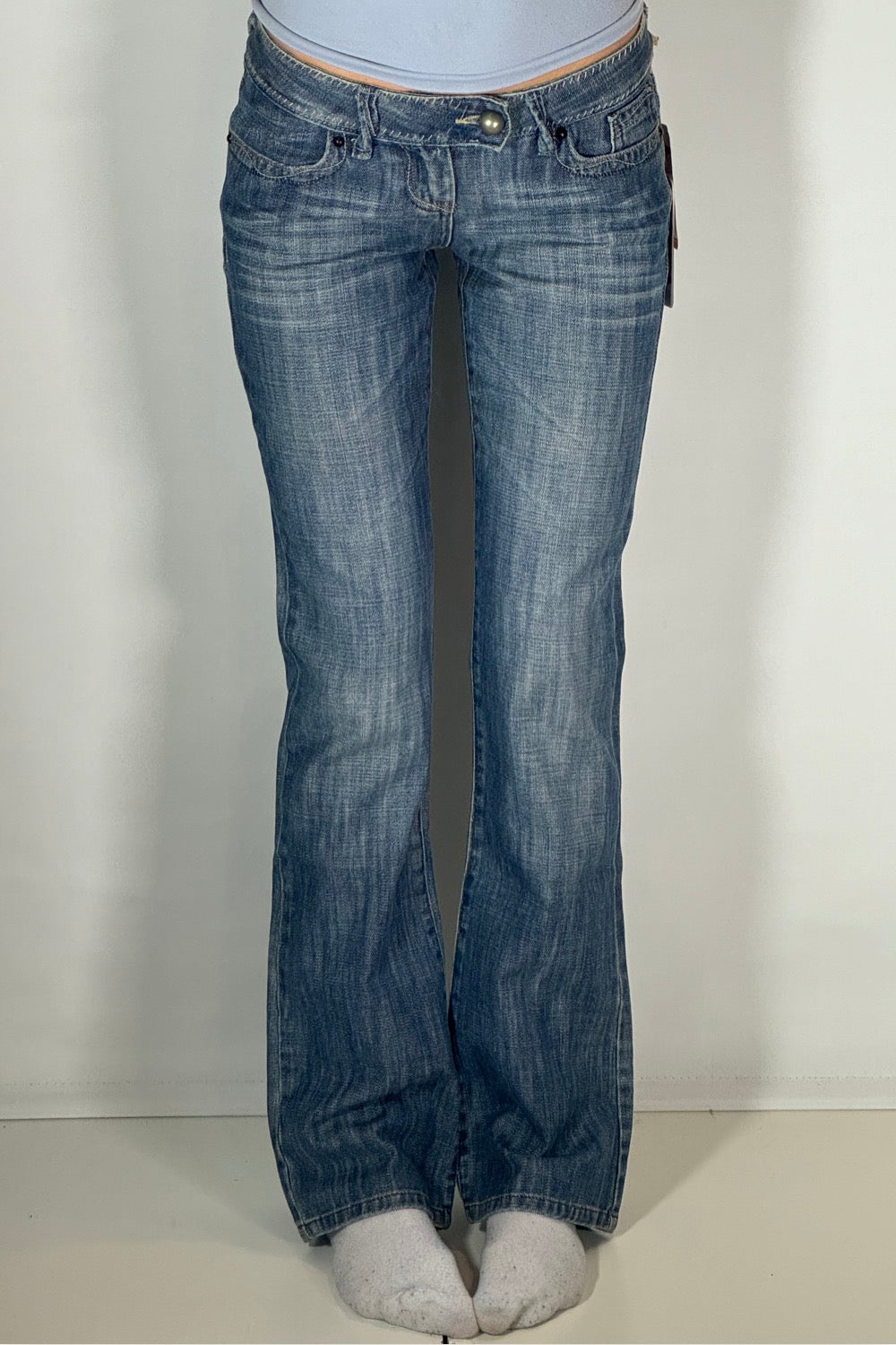 Lågmidjade jeans stl: S
