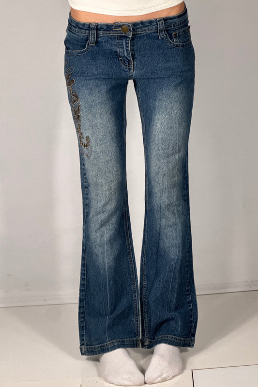 Lågmidjade jeans stl: XS