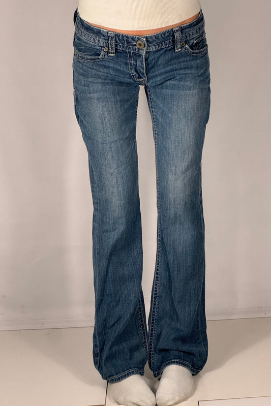 Lavtaljede jeans str: S