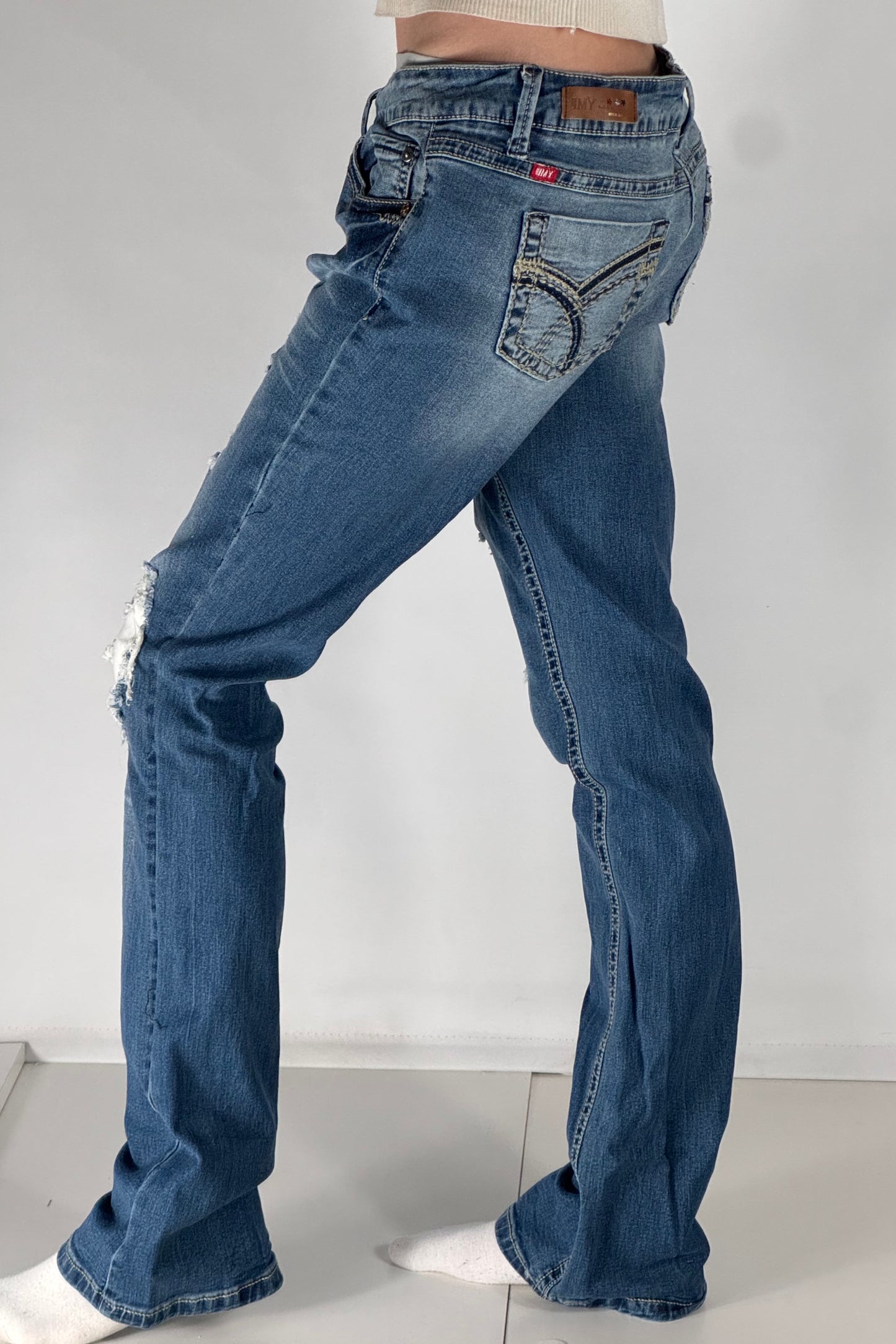 Lågmidjade jeans stl: S
