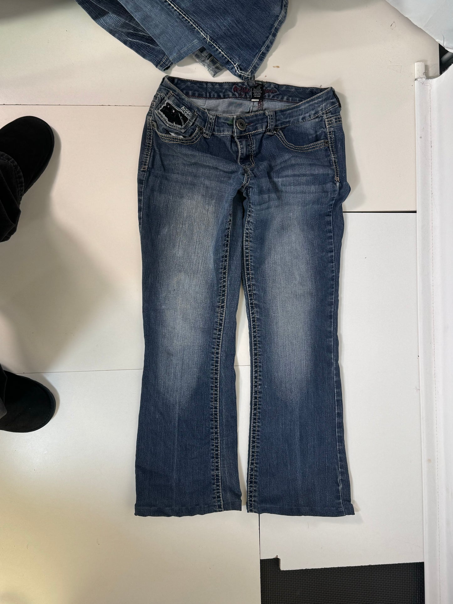 Lågmidjade jeans stl: S