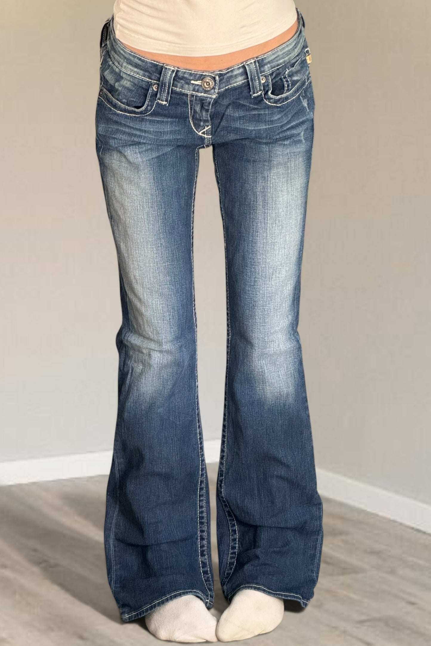 Lågmidjade jeans stl: S