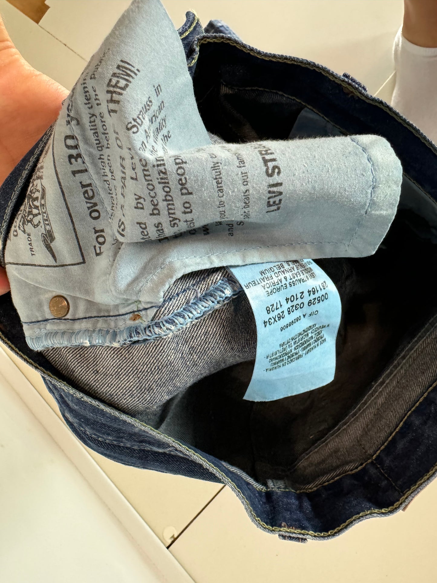 Levis jeans stl: XS