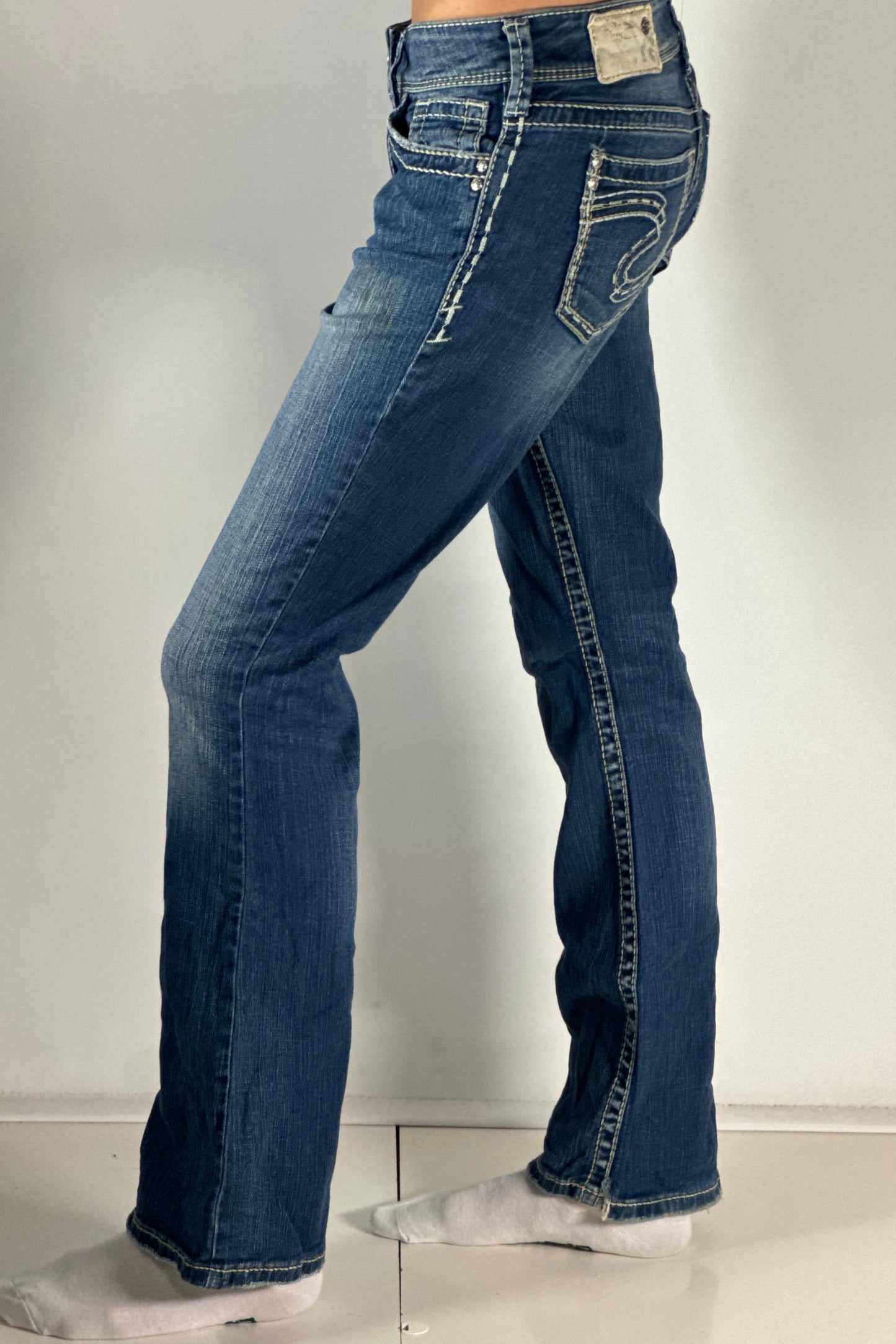 Lågmidjade jeans stl: XS