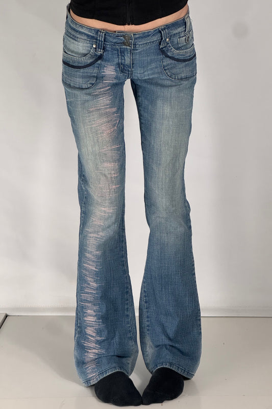 Lågmidjade jeans stl: S/M