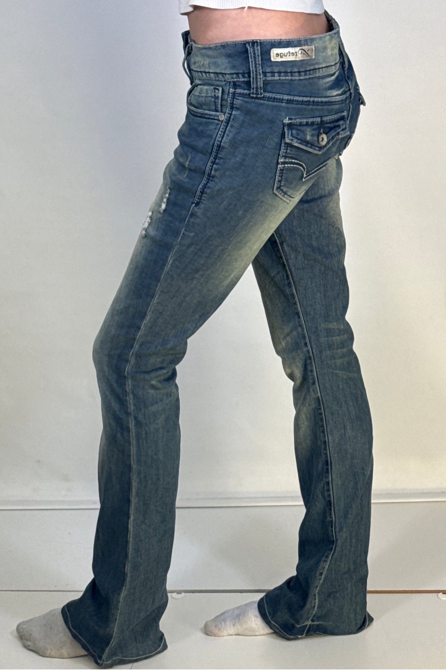 Lågmidjade jeans stl: S