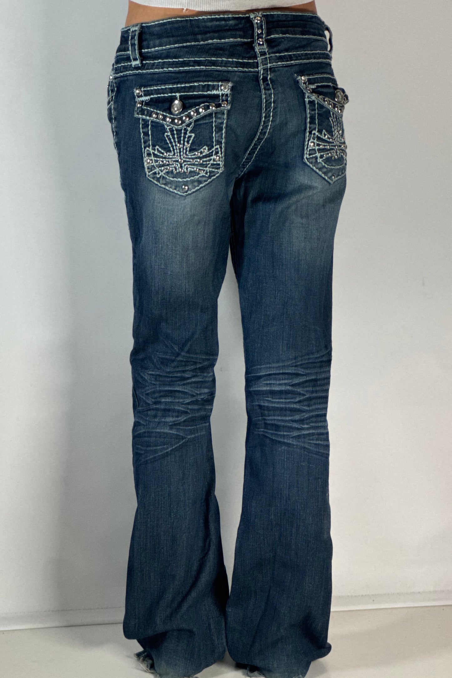 Lågmidjade jeans stl: M