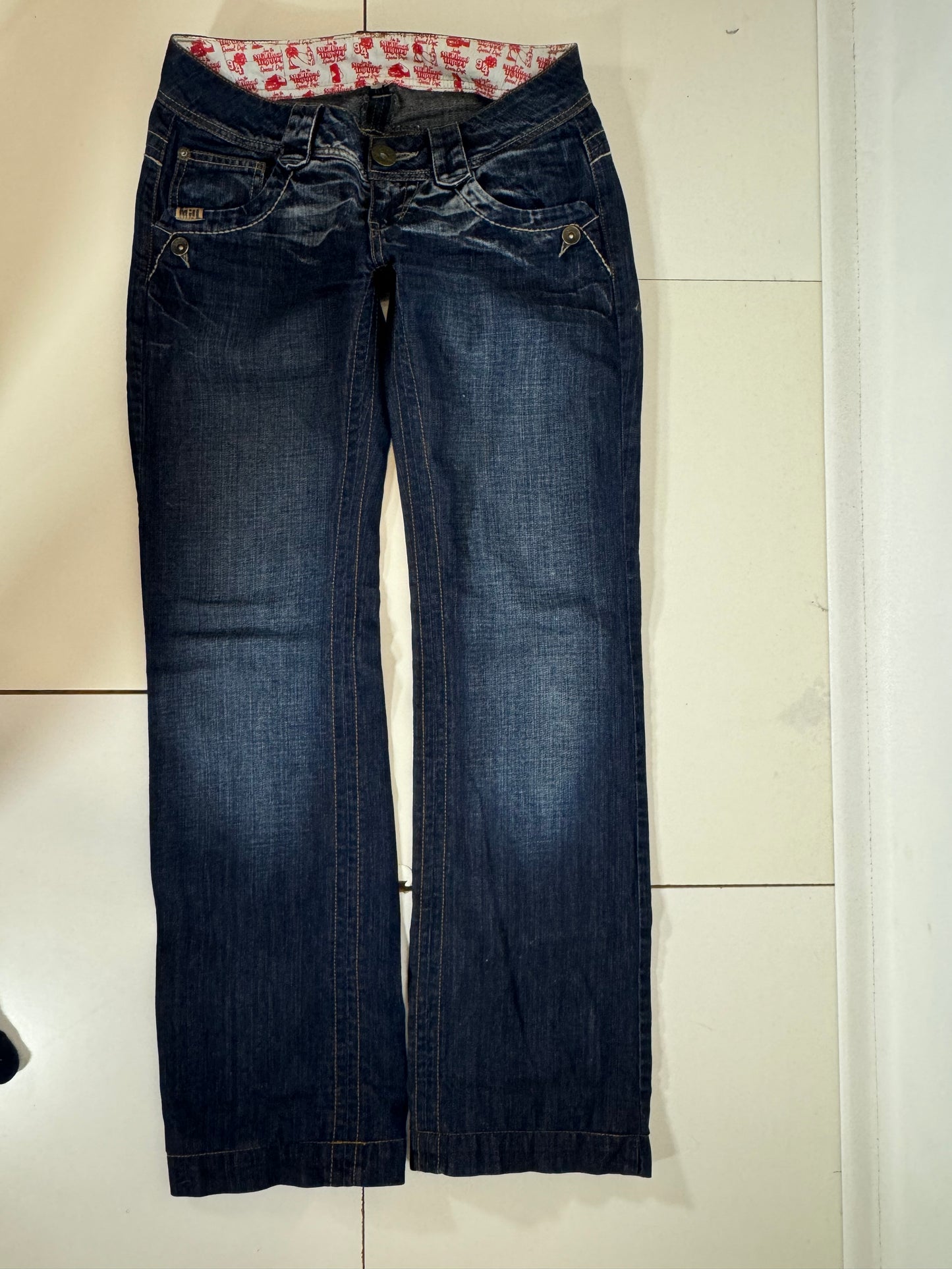 Lågmidjade jeans stl: S