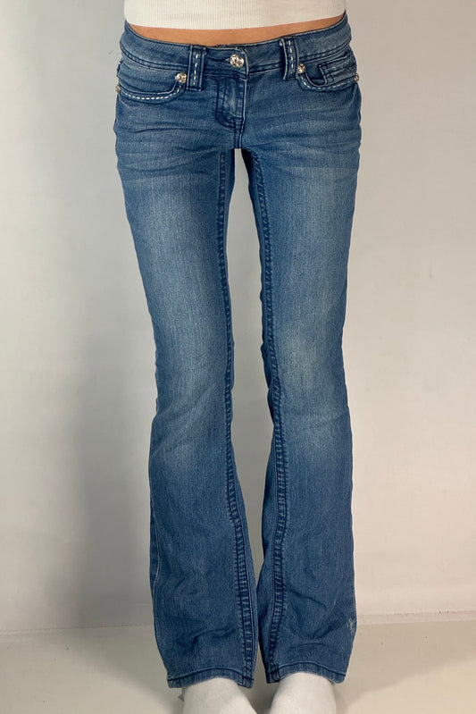 Lågmidjade jeans stl: XS
