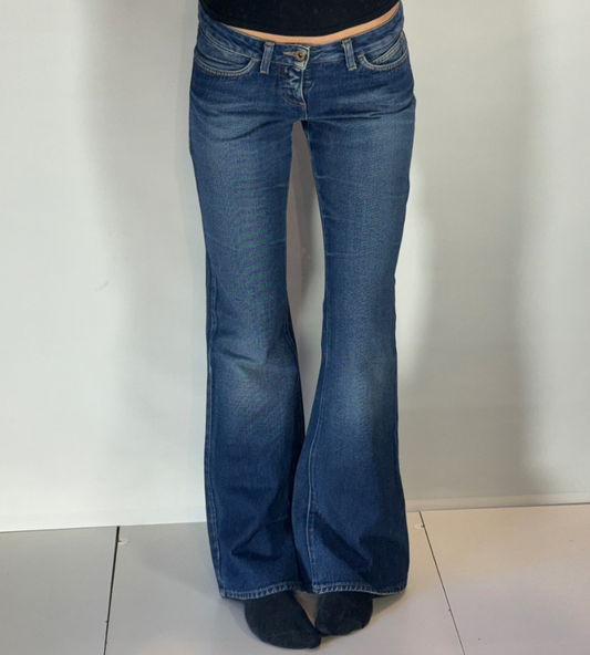 Lågmidjade jeans–stl: XS
