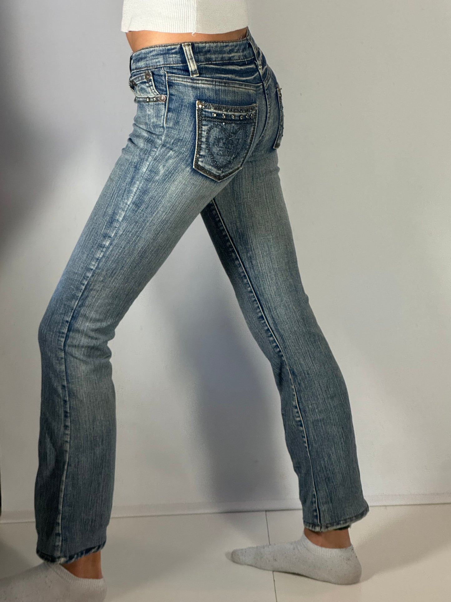 Lågmidjade jeans stl: XXS