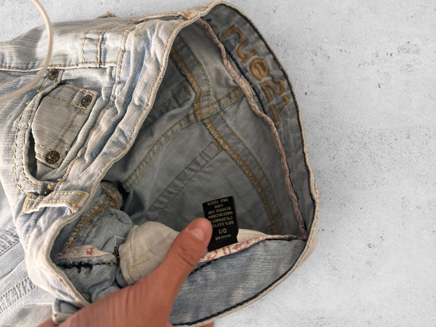Lågmidjade jeans stl: XXS