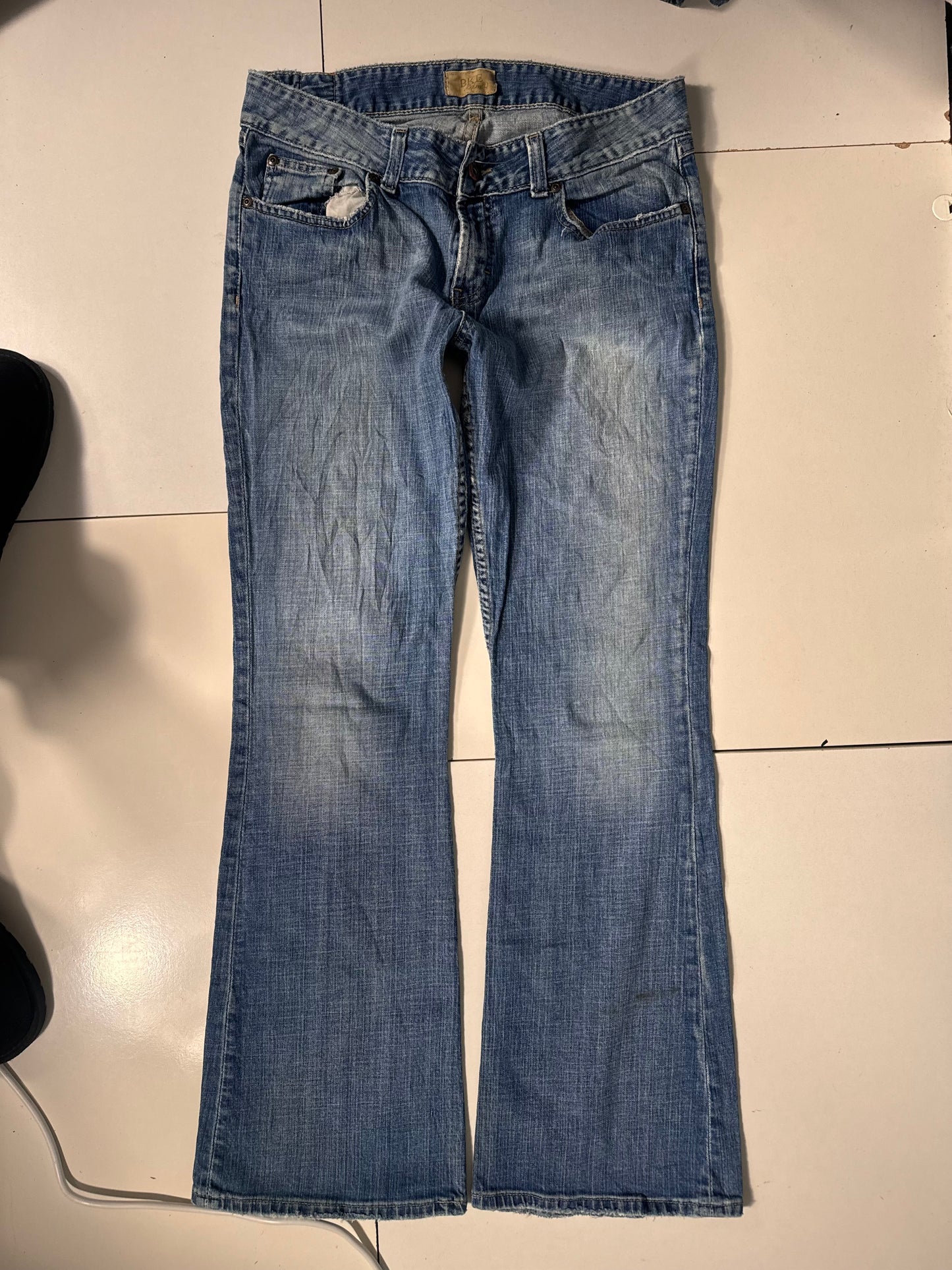 Lågmidjade jeans stl: S/M