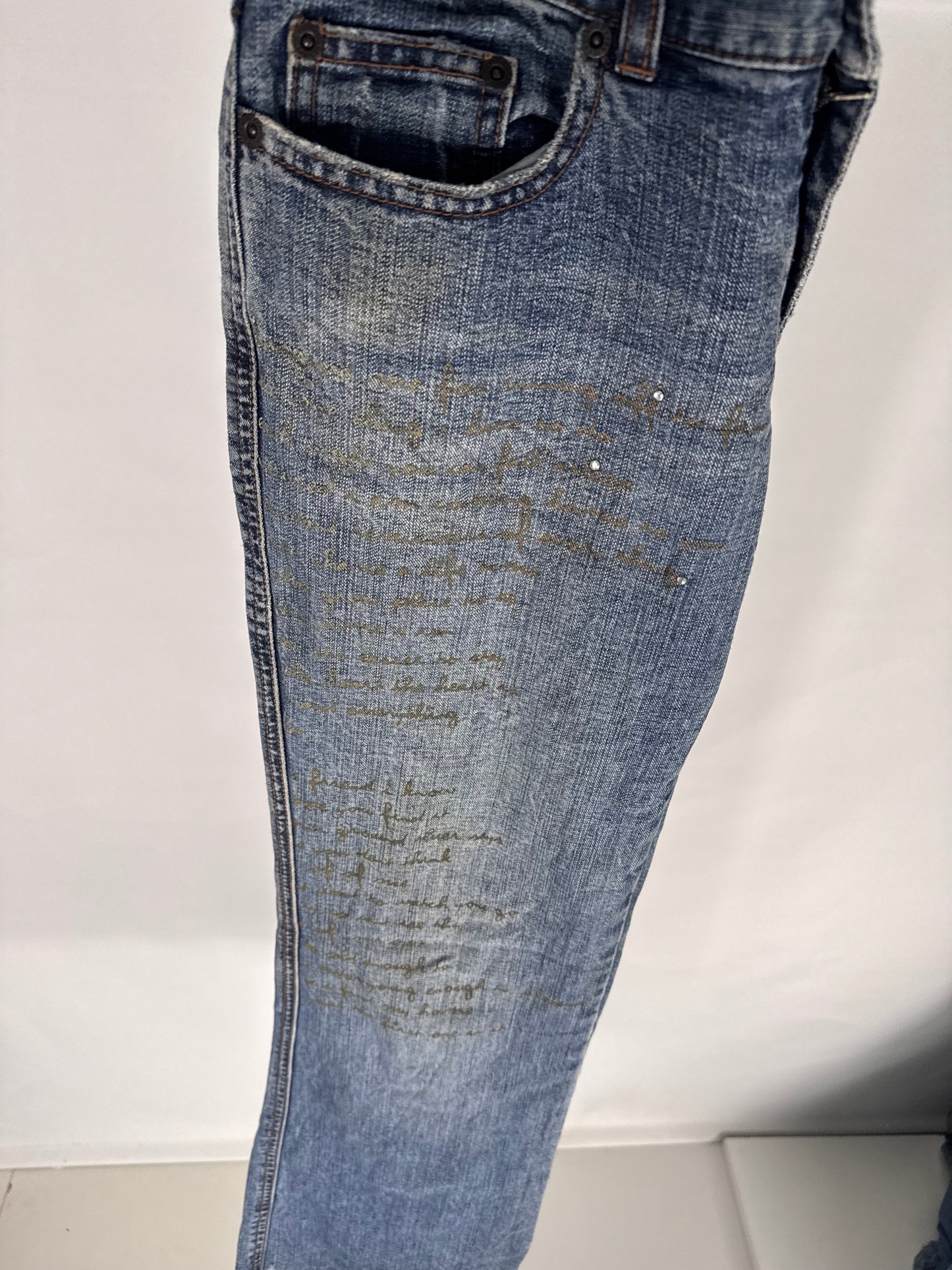 Lågmidjade jeans stl: S