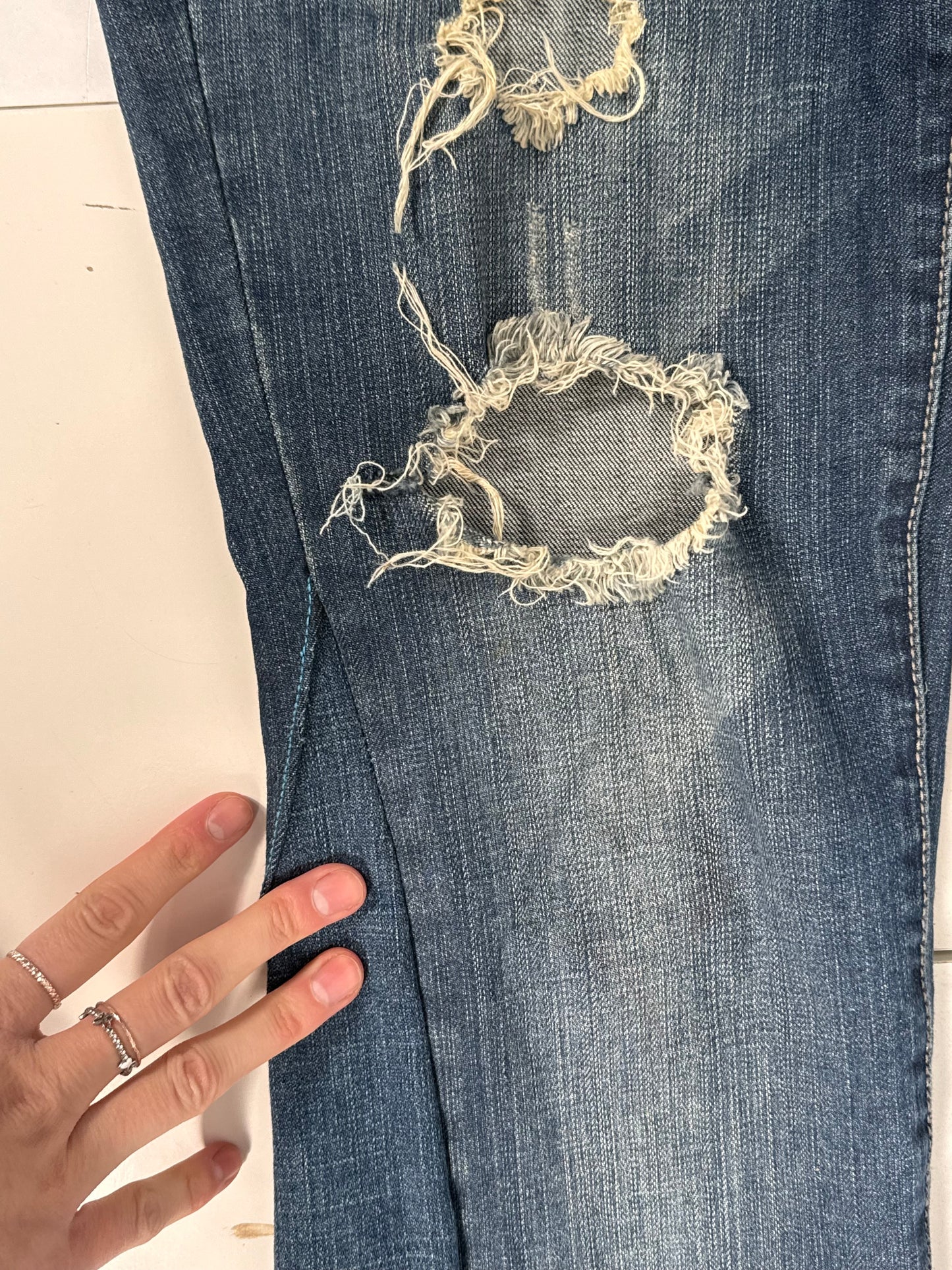 Lågmidjade jeans stl: XS