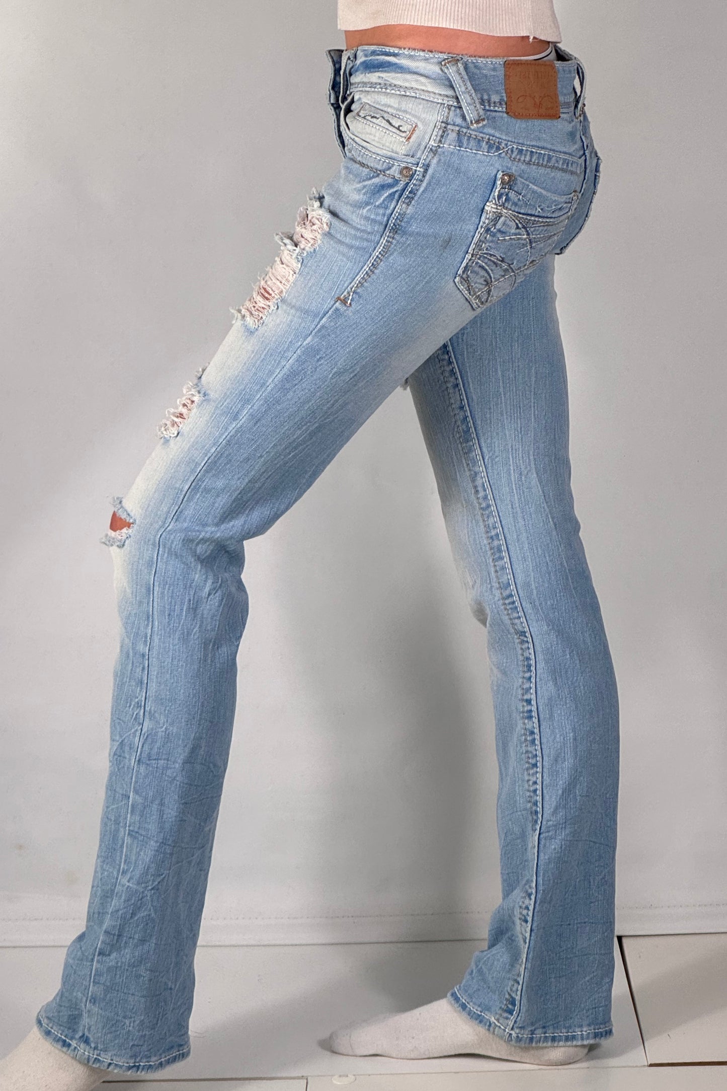 Lågmidjade jeans stl: XS
