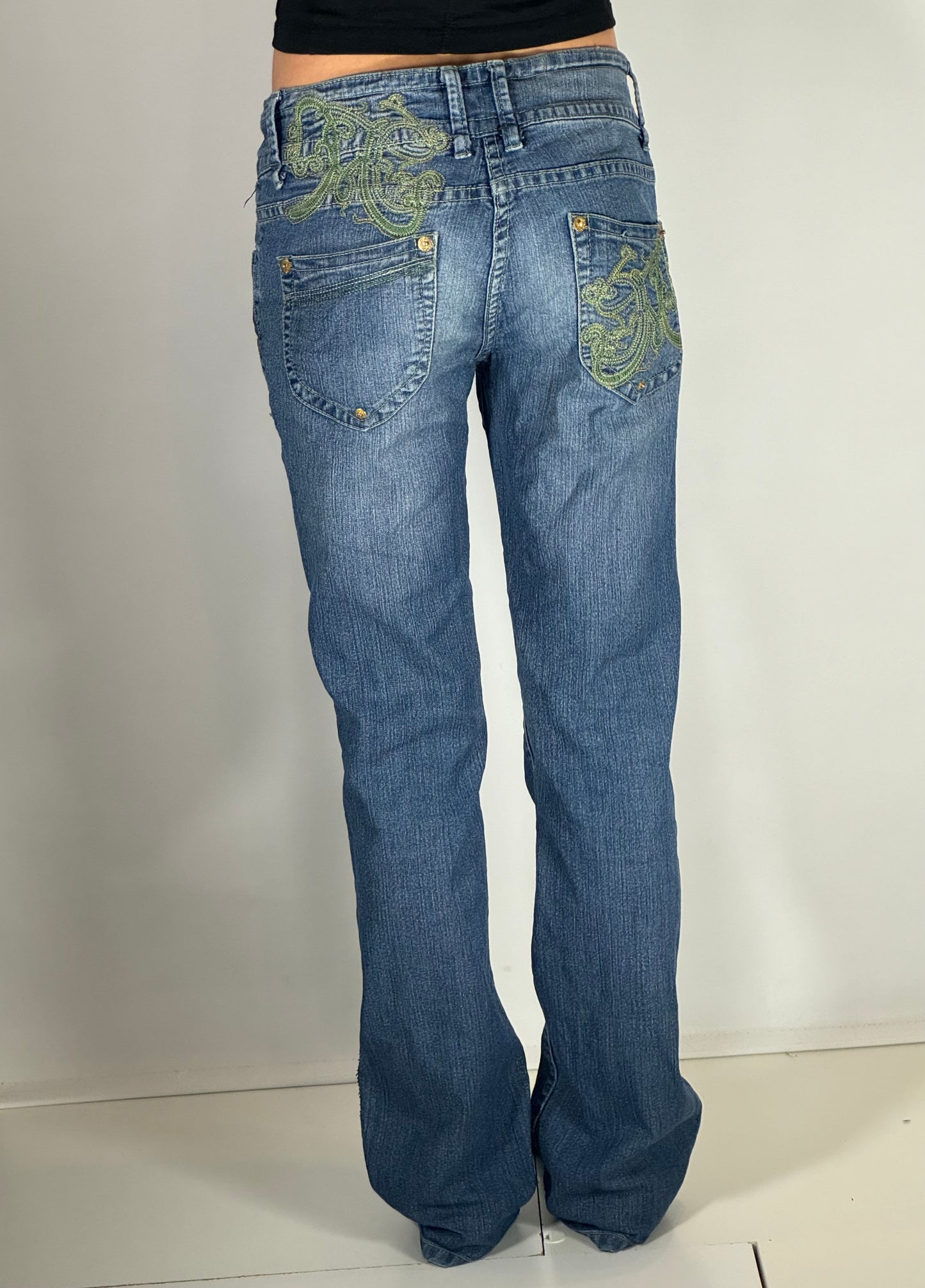 Lågmidjade jeans stl: S