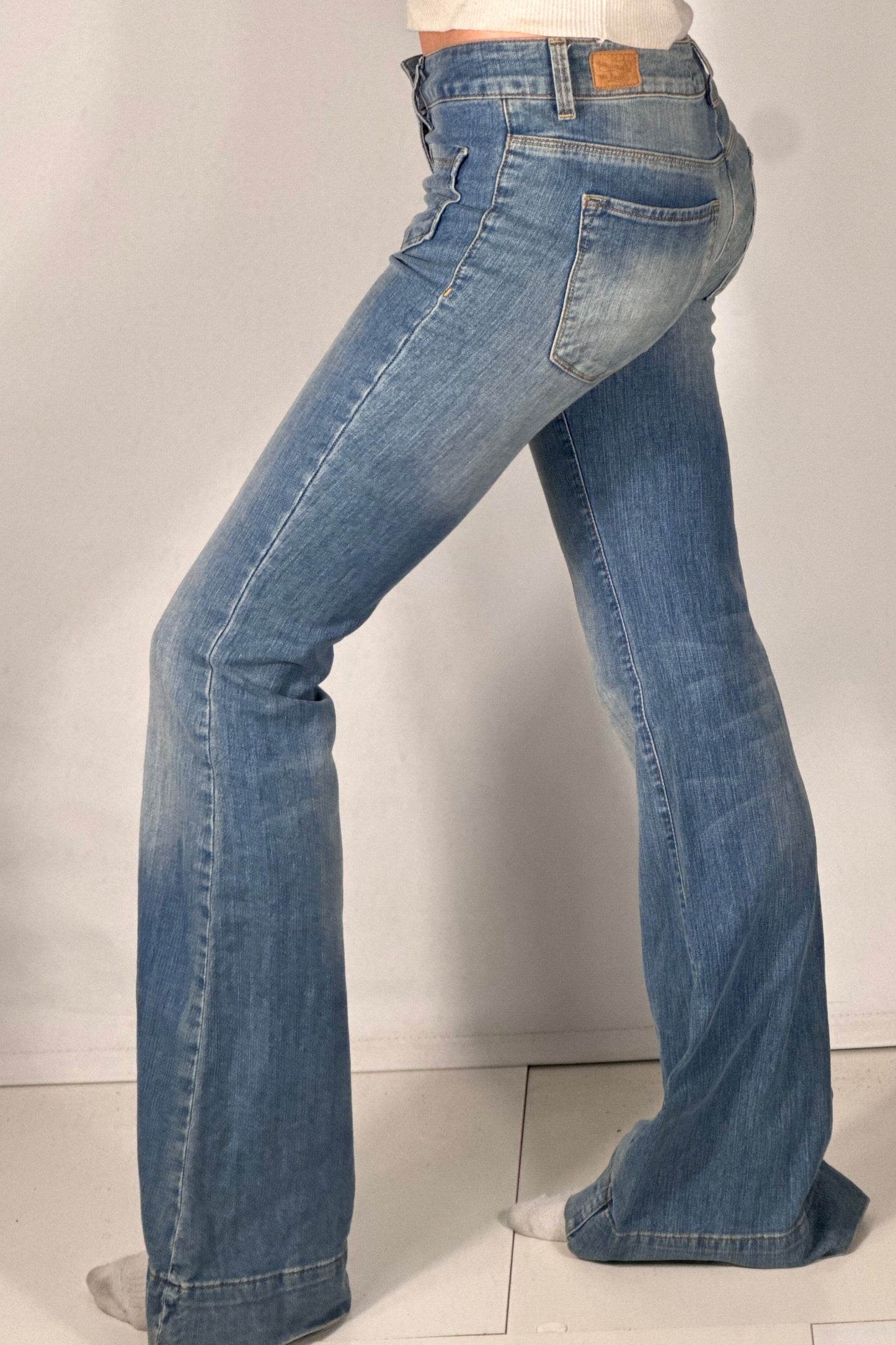 Lågmidjade jeans stl: XS