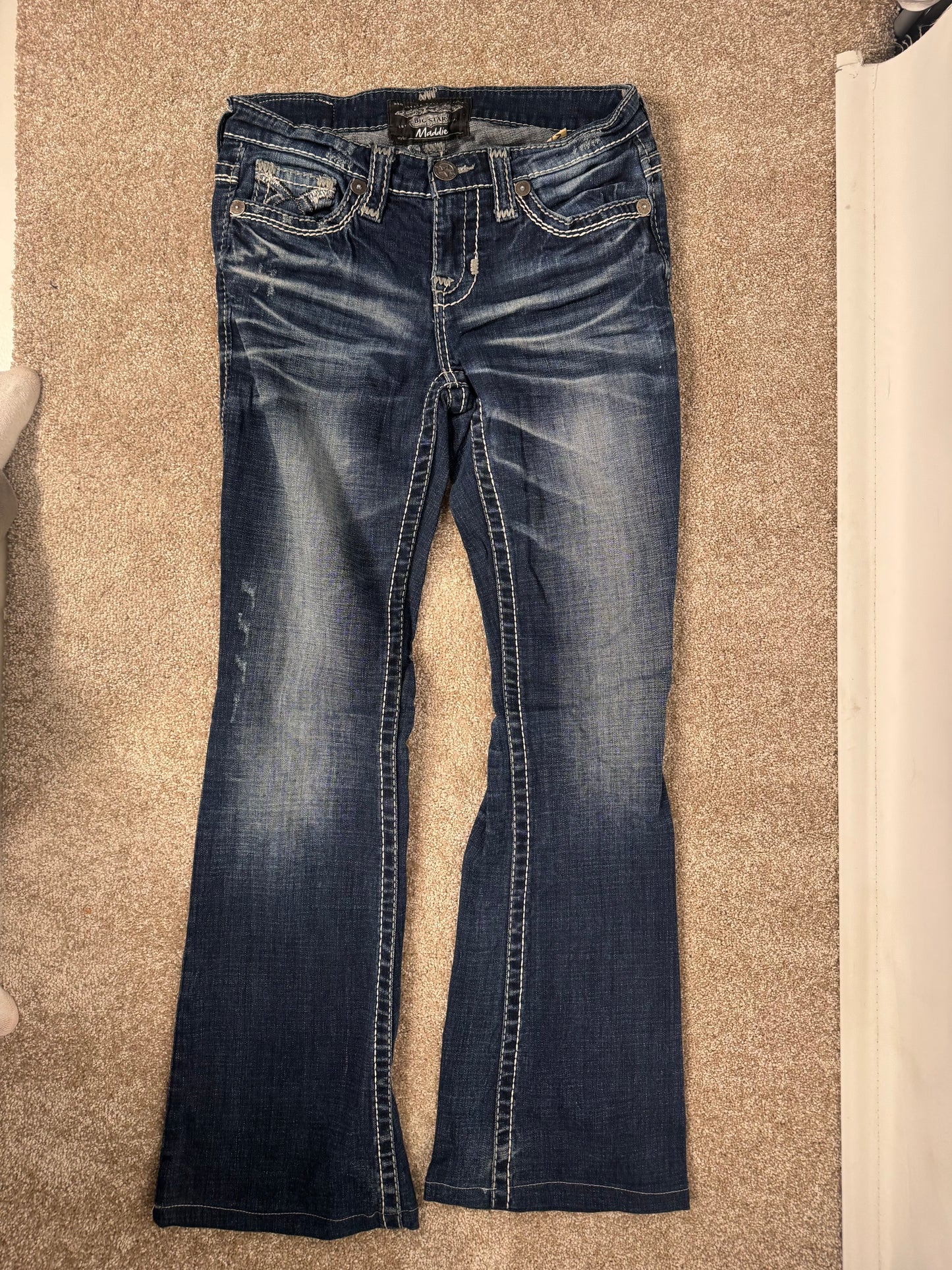 Lågmidjade jeans stl: S