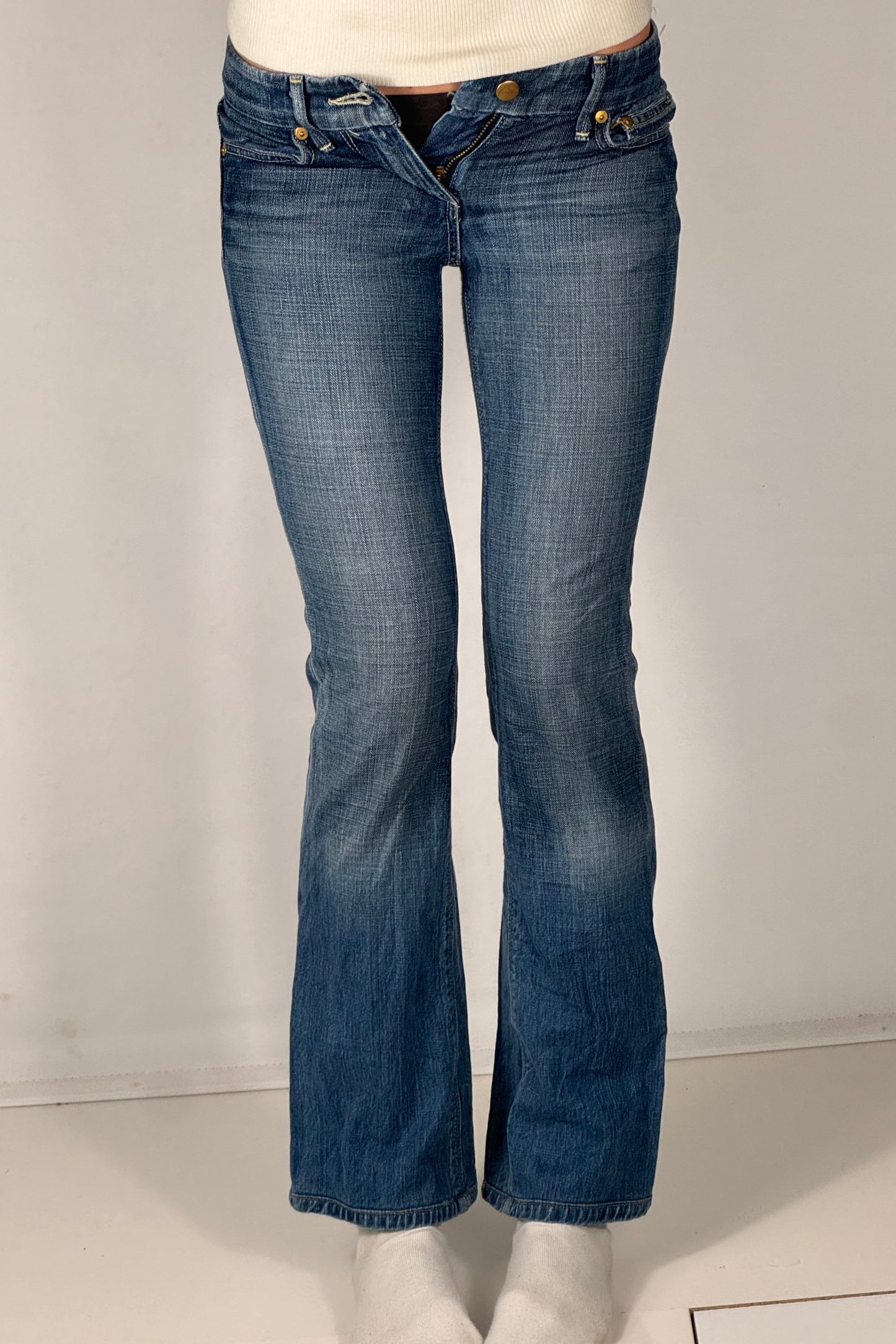 Lågmidjade jeans stl: XXS