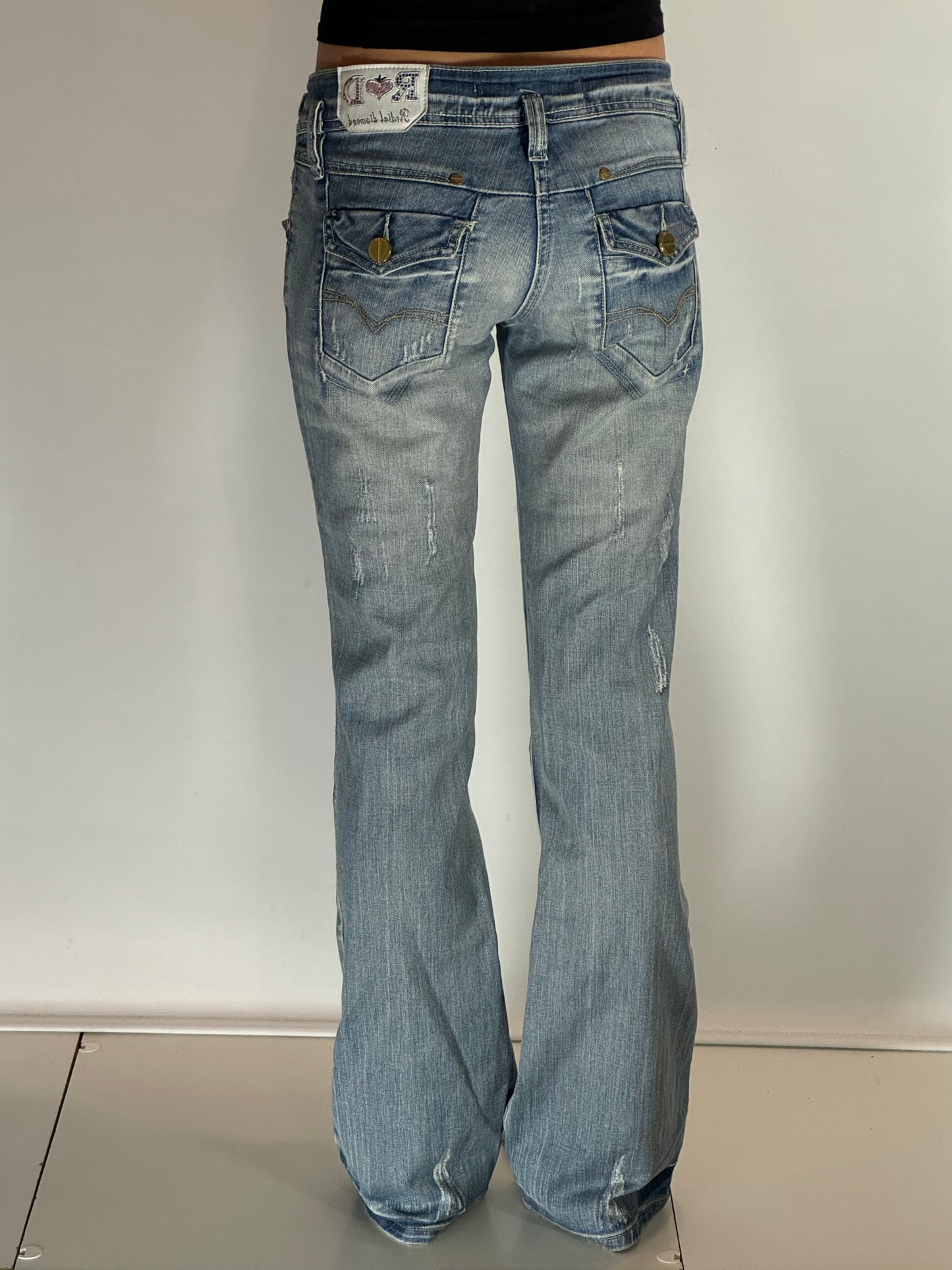 Lågmidjade jeans stl: S