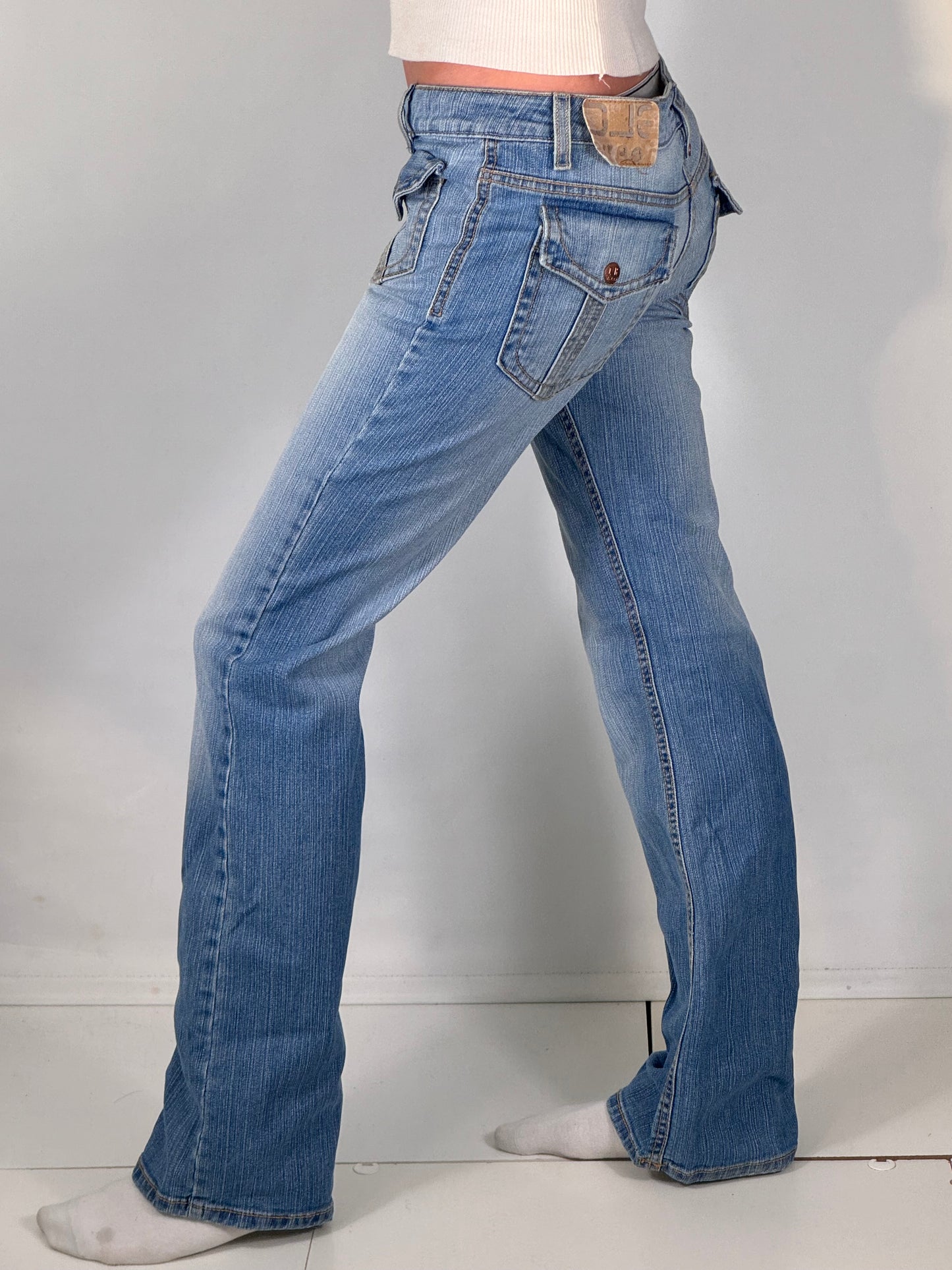 Lågmidjade jeans stl: S