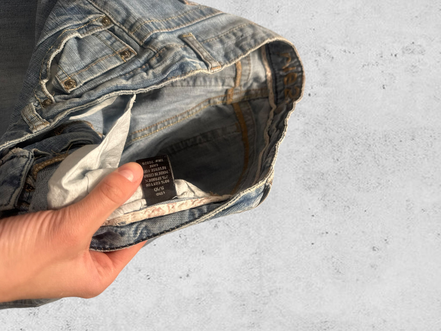 Lågmidjade jeans stl: S/M