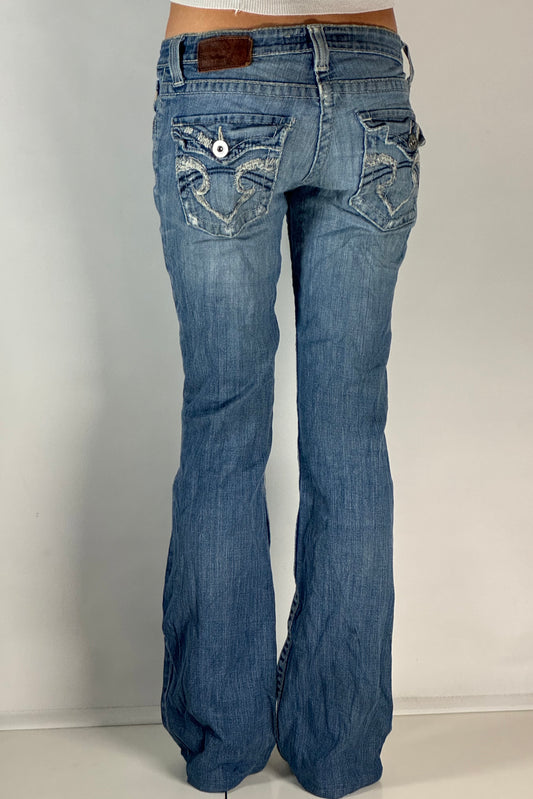 Lågmidjade jeans stl: S