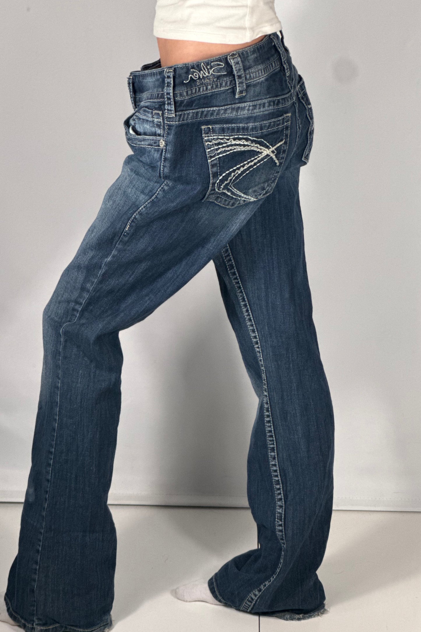Lågmidjade jeans stl: L
