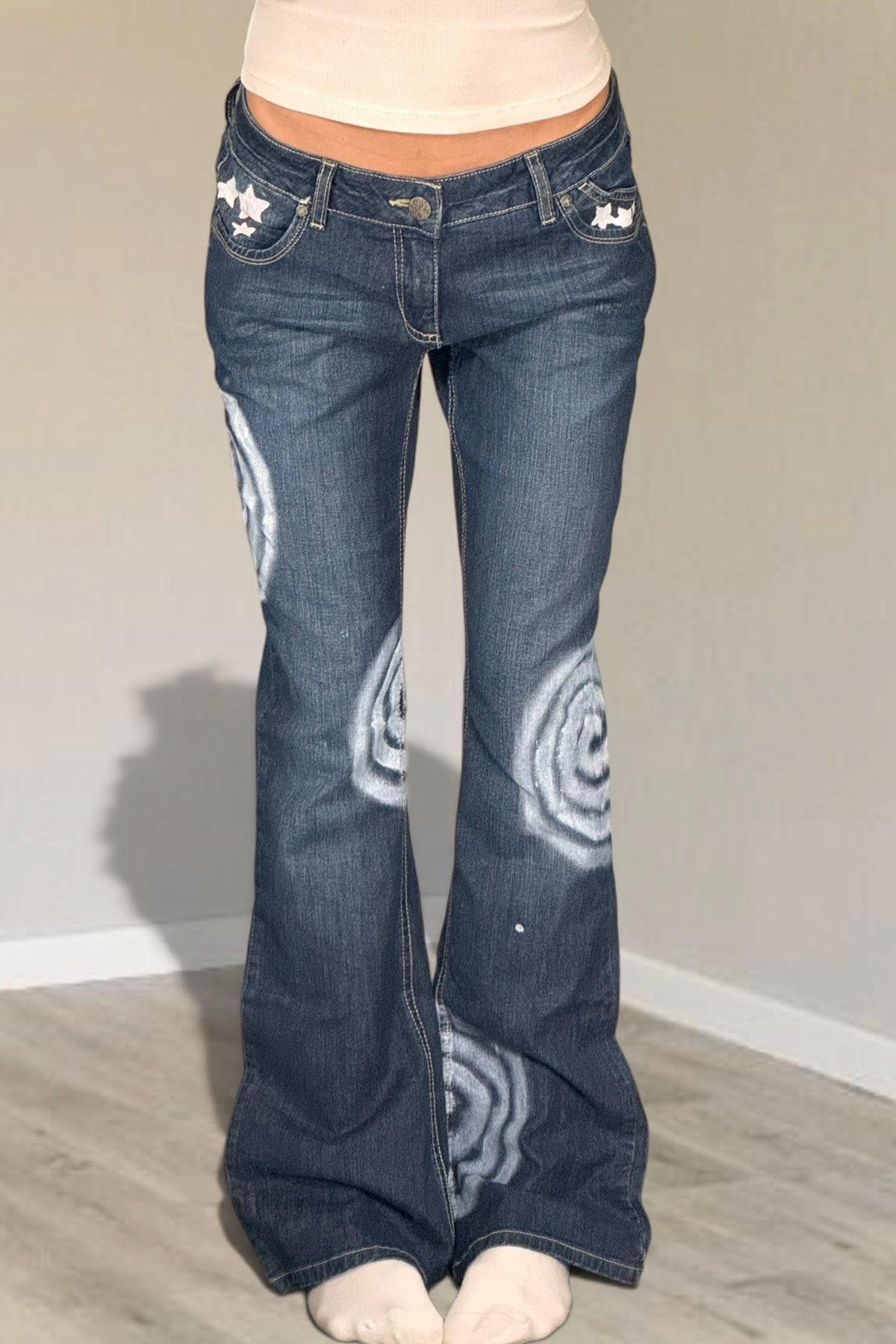 Lågmidjade jeans stl: L