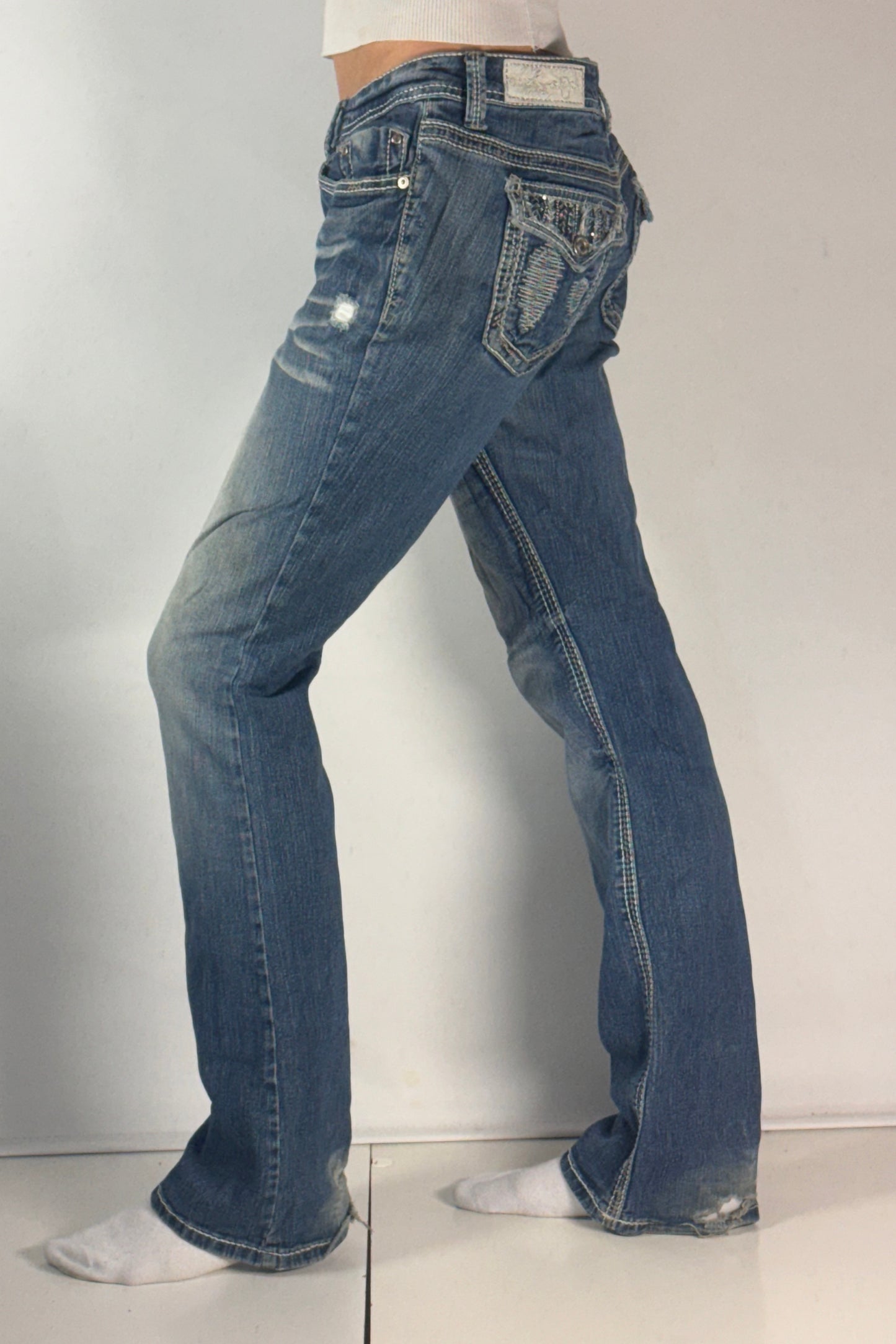 Lågmidjade jeans stl: M