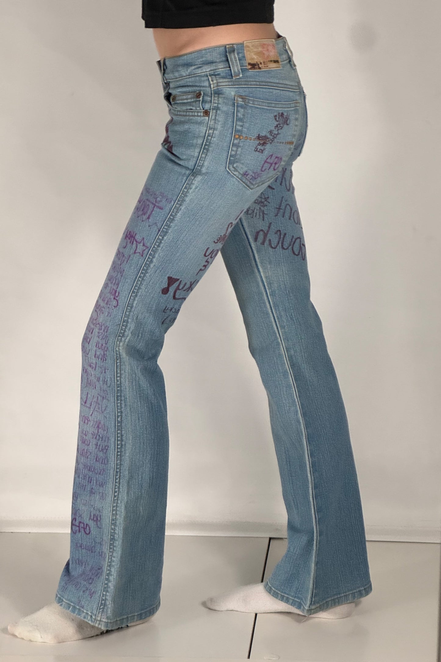 Lågmidjade jeans stl: XS
