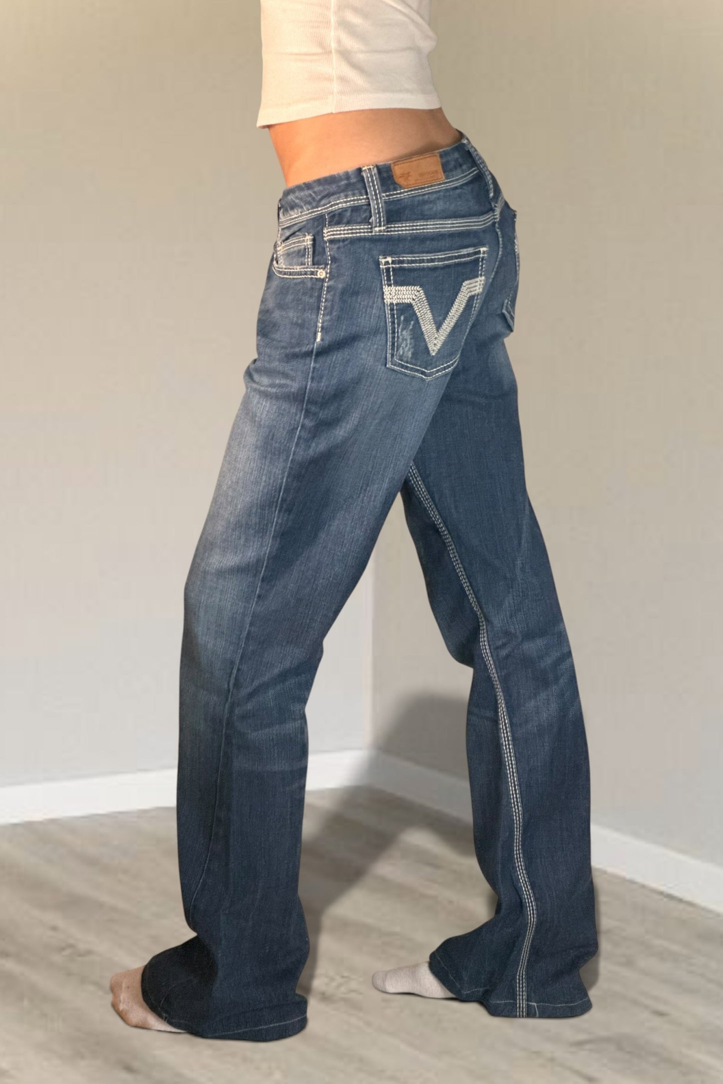 Low-rise jeans size: S/M
