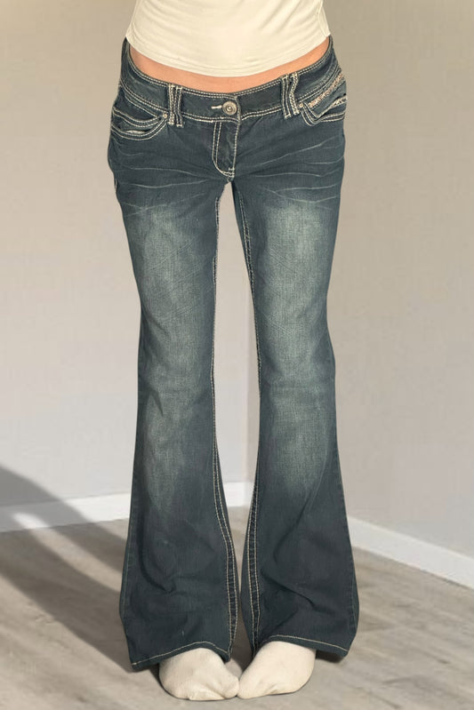 Lågmidjade jeans stl: M