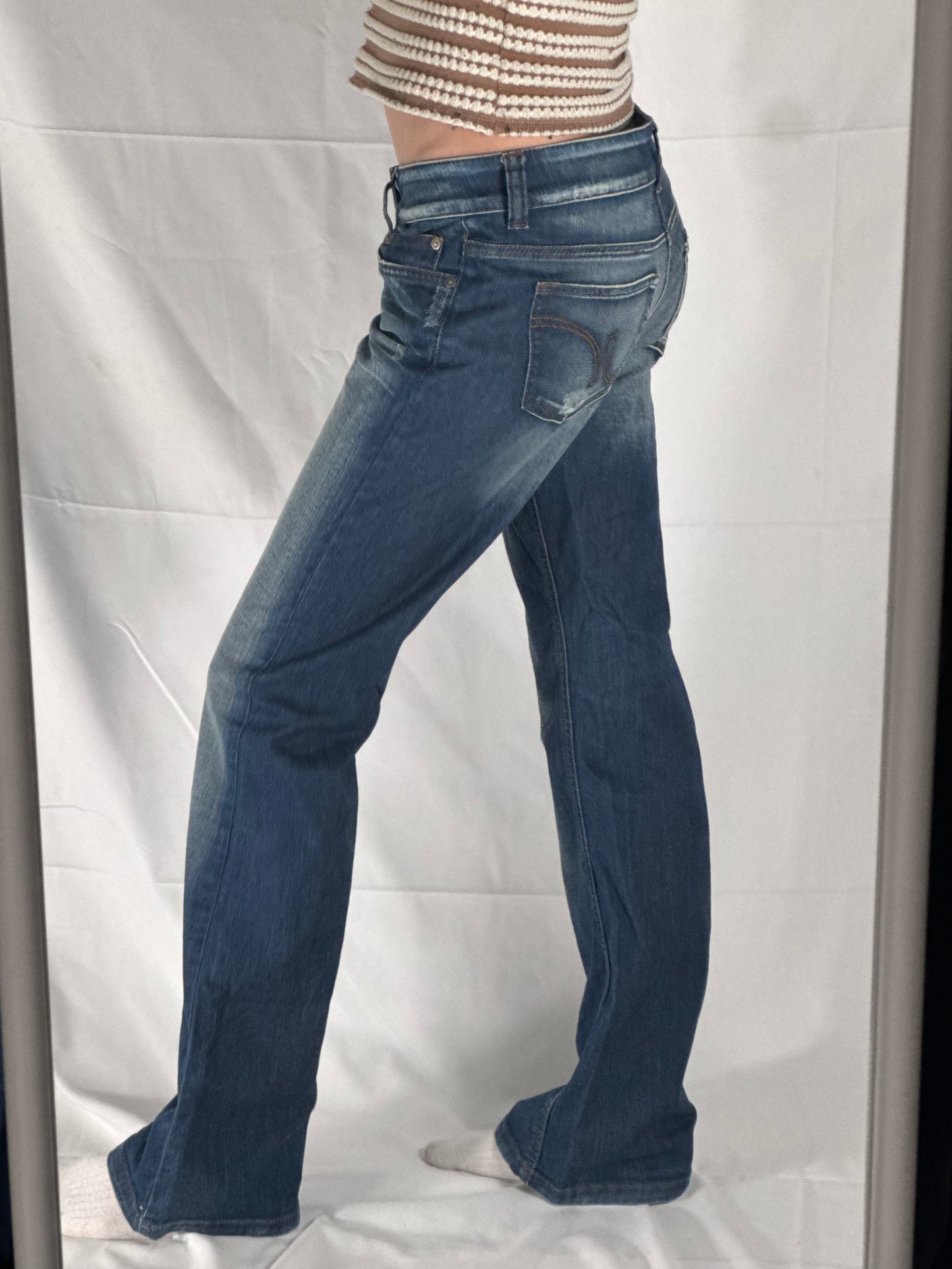 Lågmidjade jeans stl: S