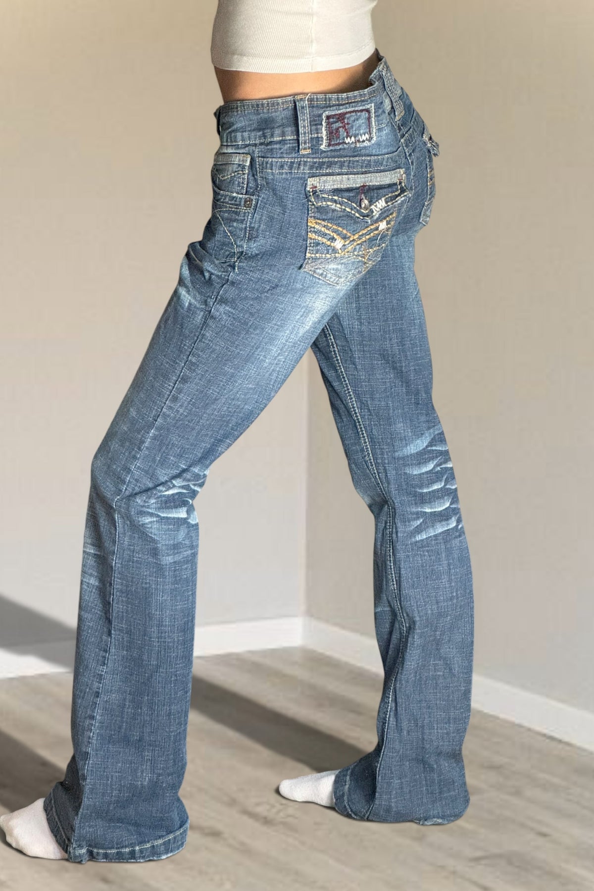 Lågmidjade jeans stl: M