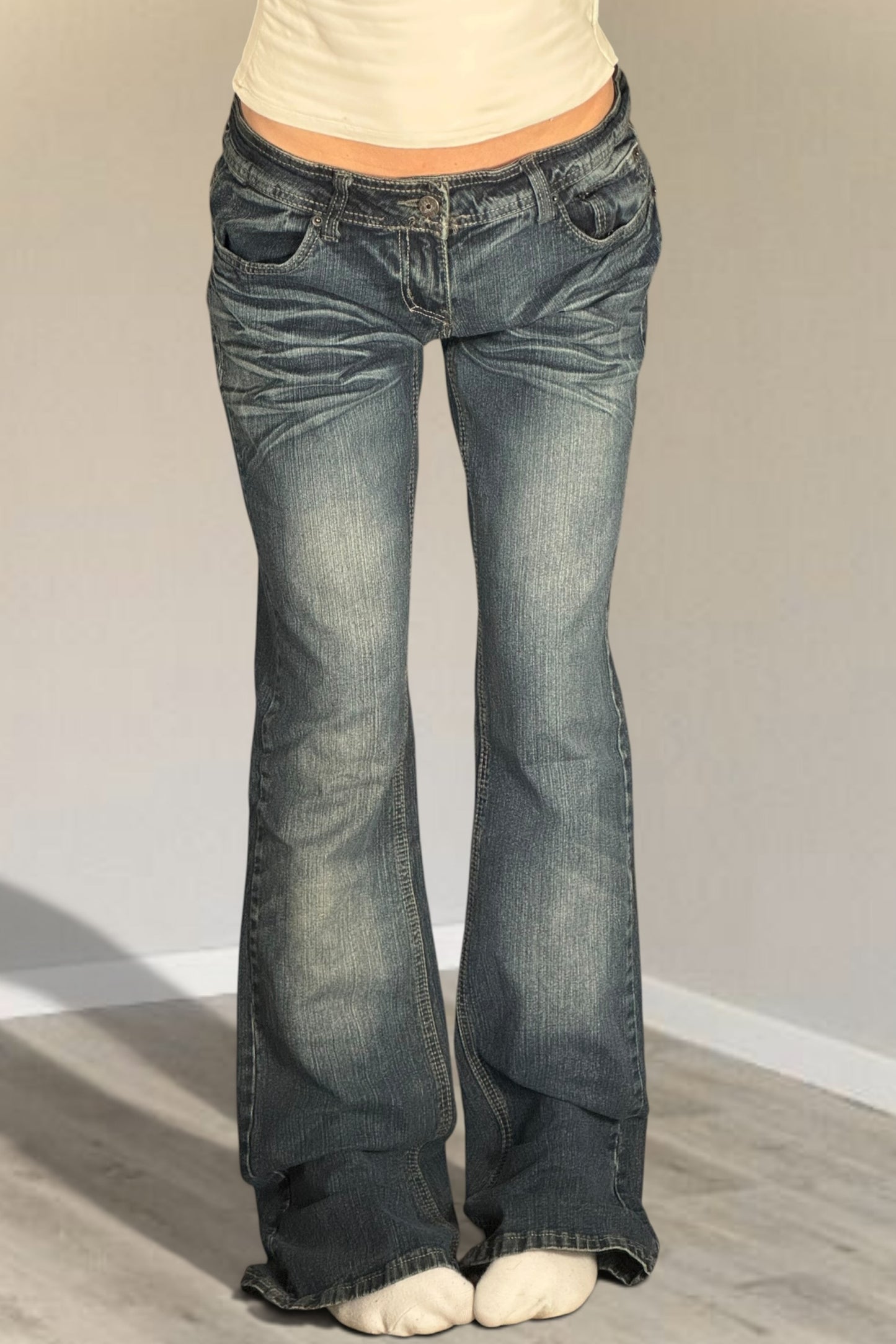 Lågmidjade jeans stl: L