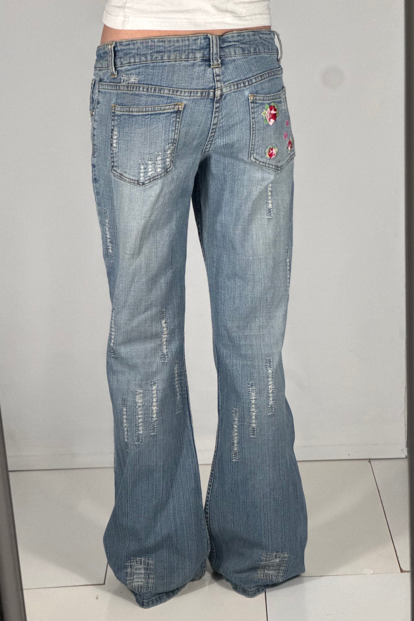 Lågmidjade jeans stl: S