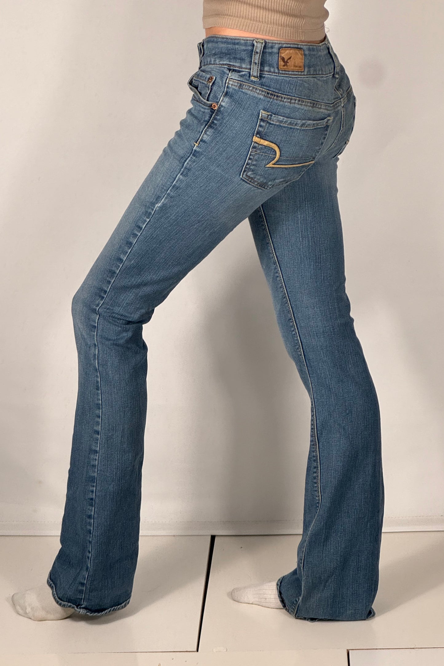 Lågmidjade jeans stl: S