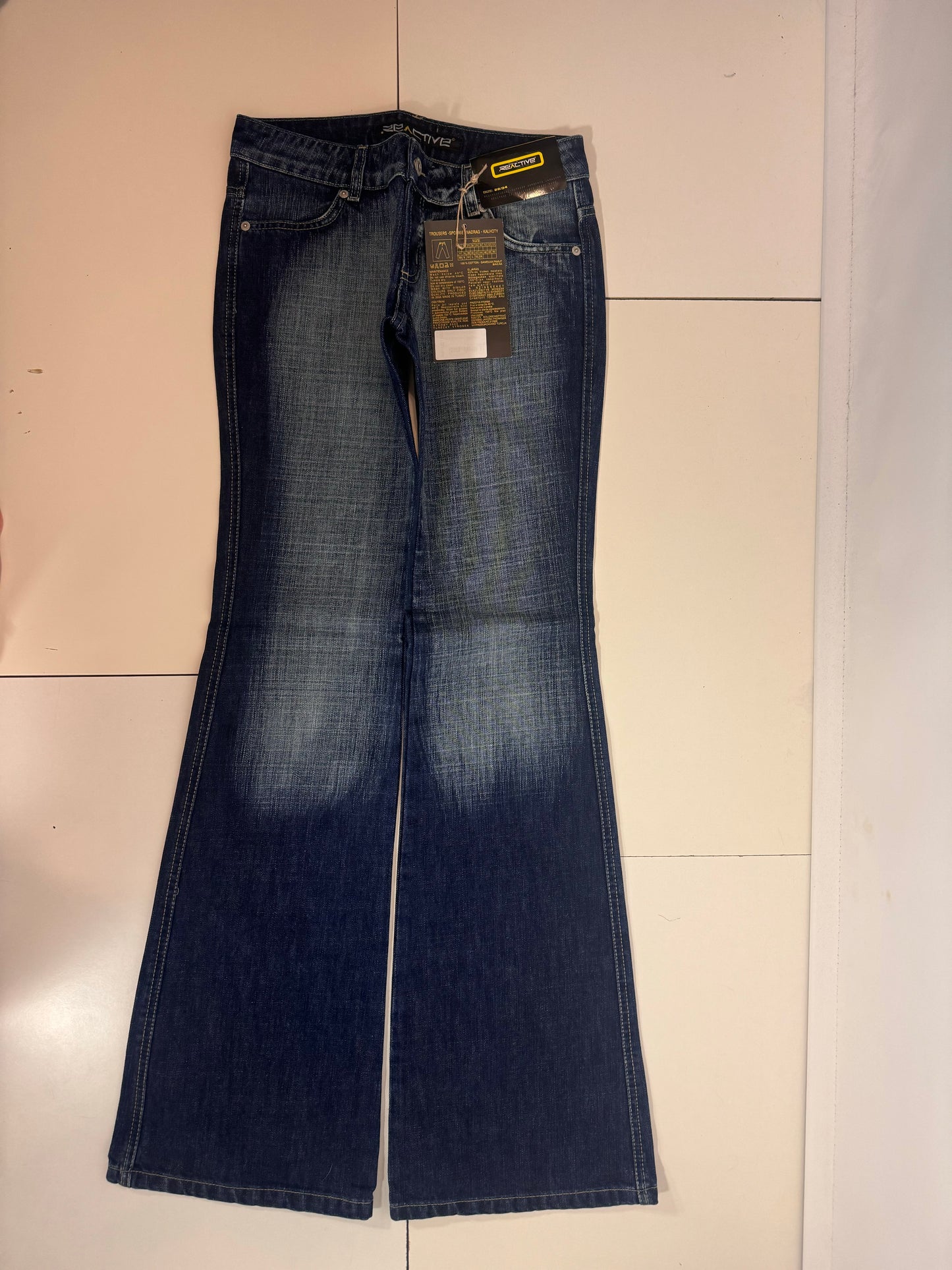 Lågmidjade jeans stl: XXS (W27/L34)