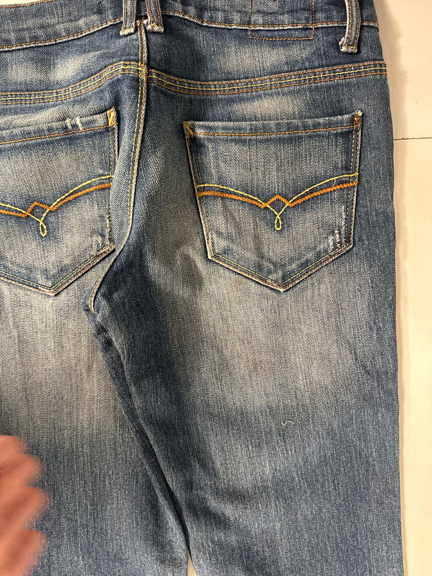 Lavlivede jeans str: XS