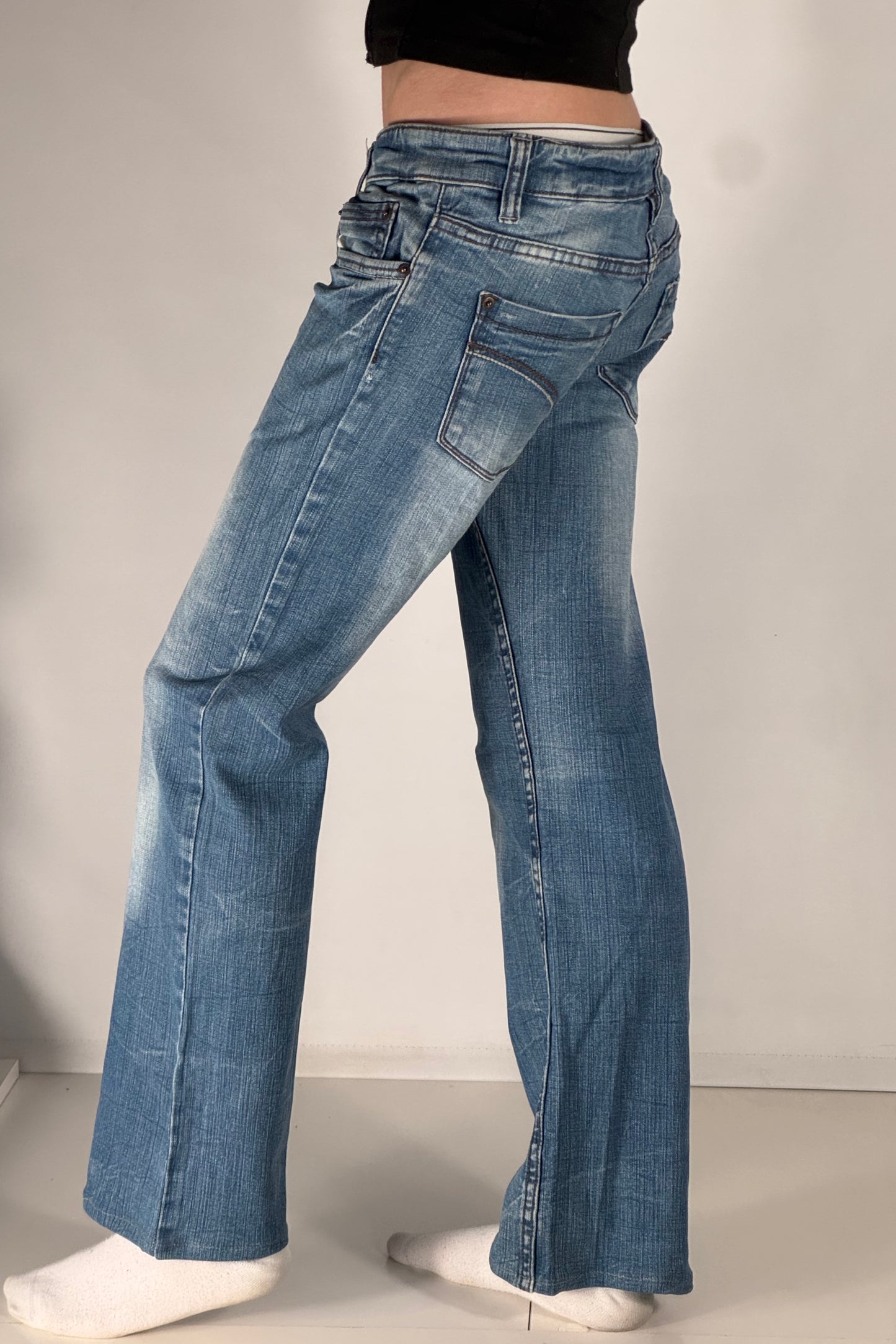 Lågmidjade jeans stl: S